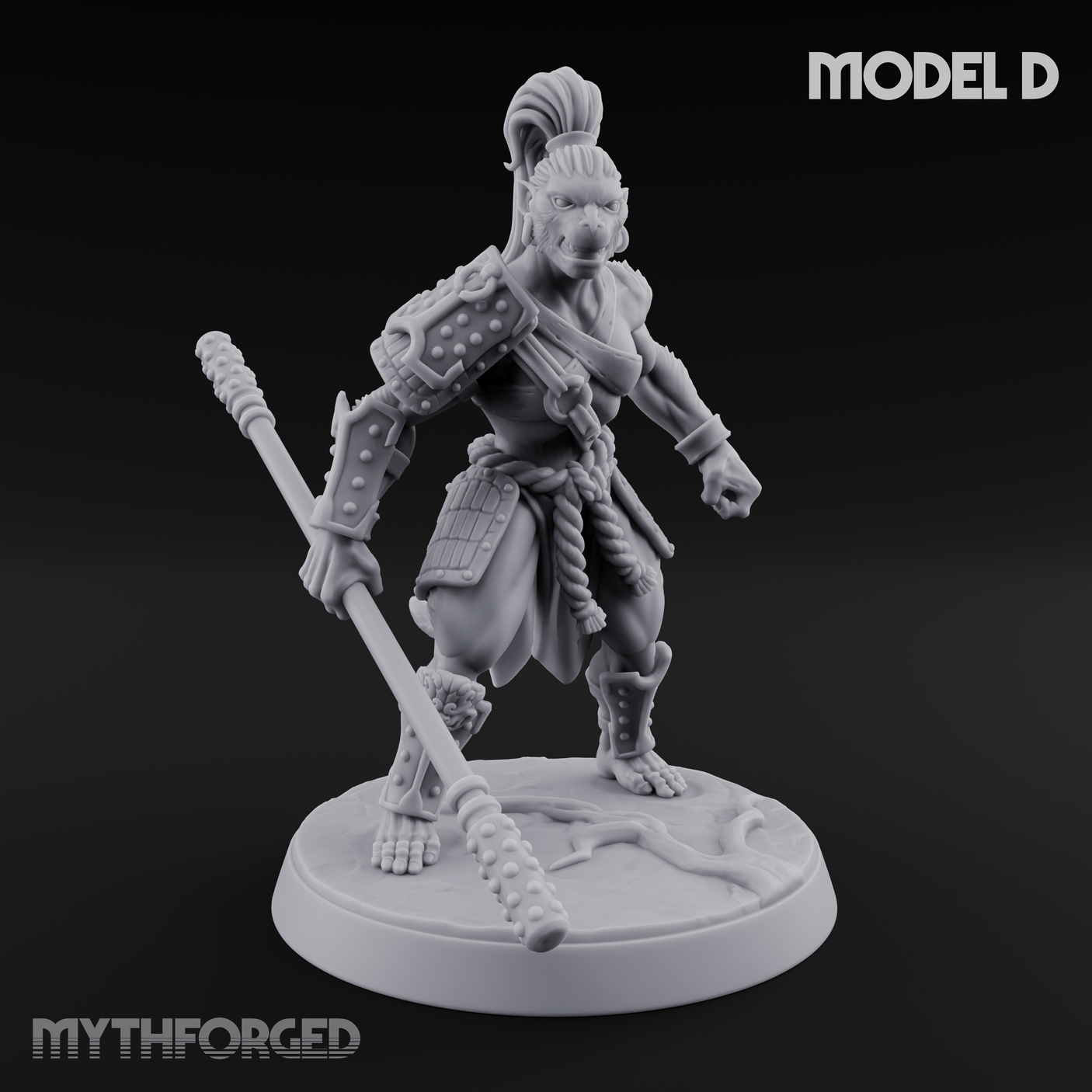 Shouldering The Blade Hadozee Warriors D Miniature for Dungeons and Dragons, Pathfinder or other TTRPGs