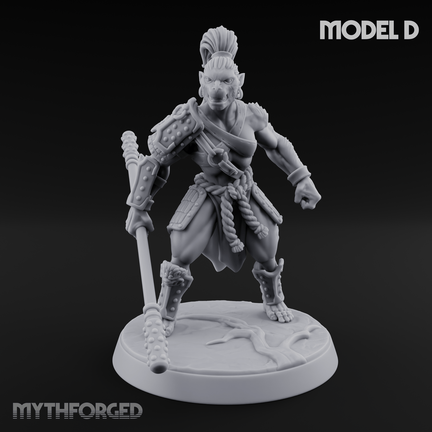 Shouldering The Blade Hadozee Warriors D Miniature for Dungeons and Dragons, Pathfinder or other TTRPGs