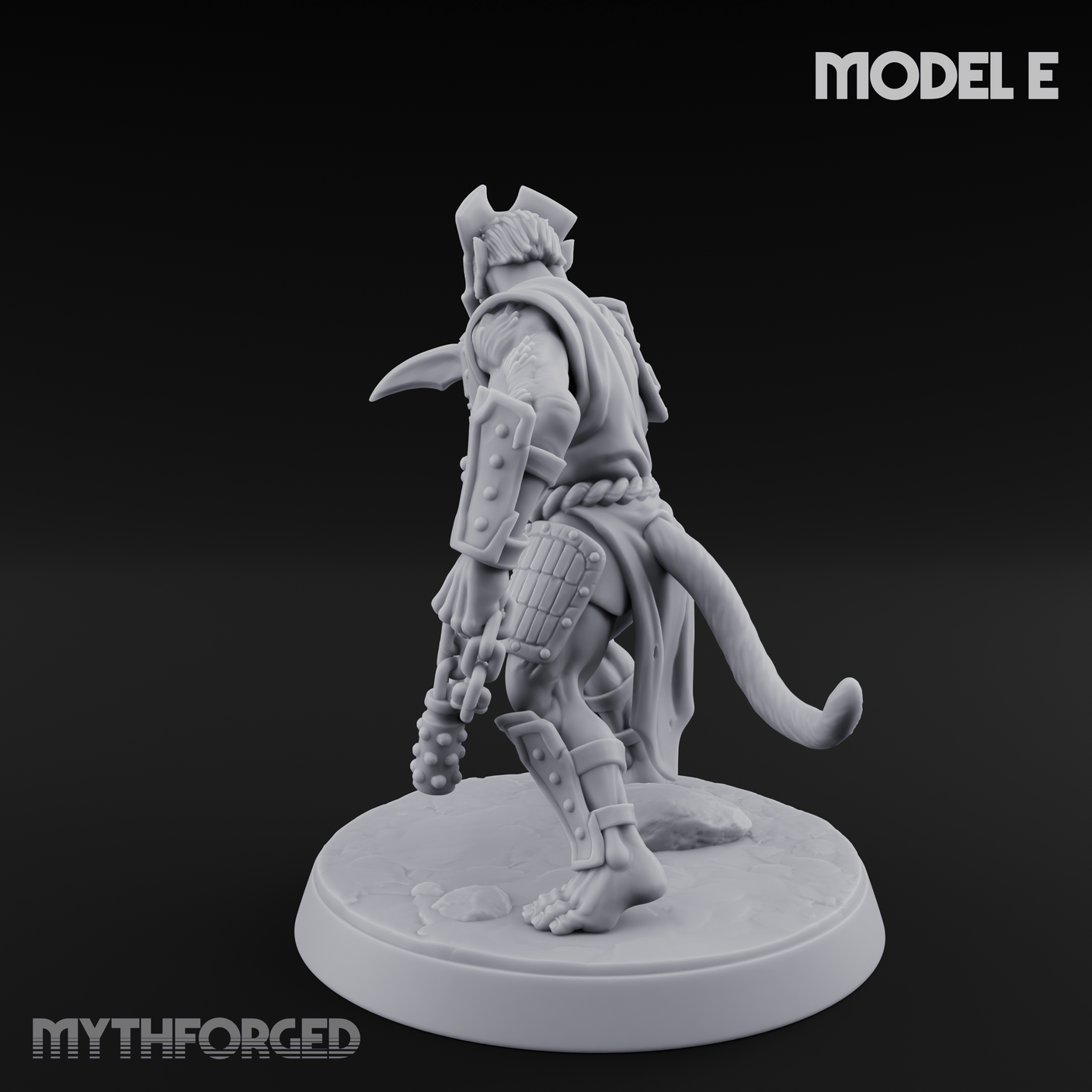 Shouldering The Blade Hadozee Warriors E Miniature for Dungeons and Dragons, Pathfinder or other TTRPGs