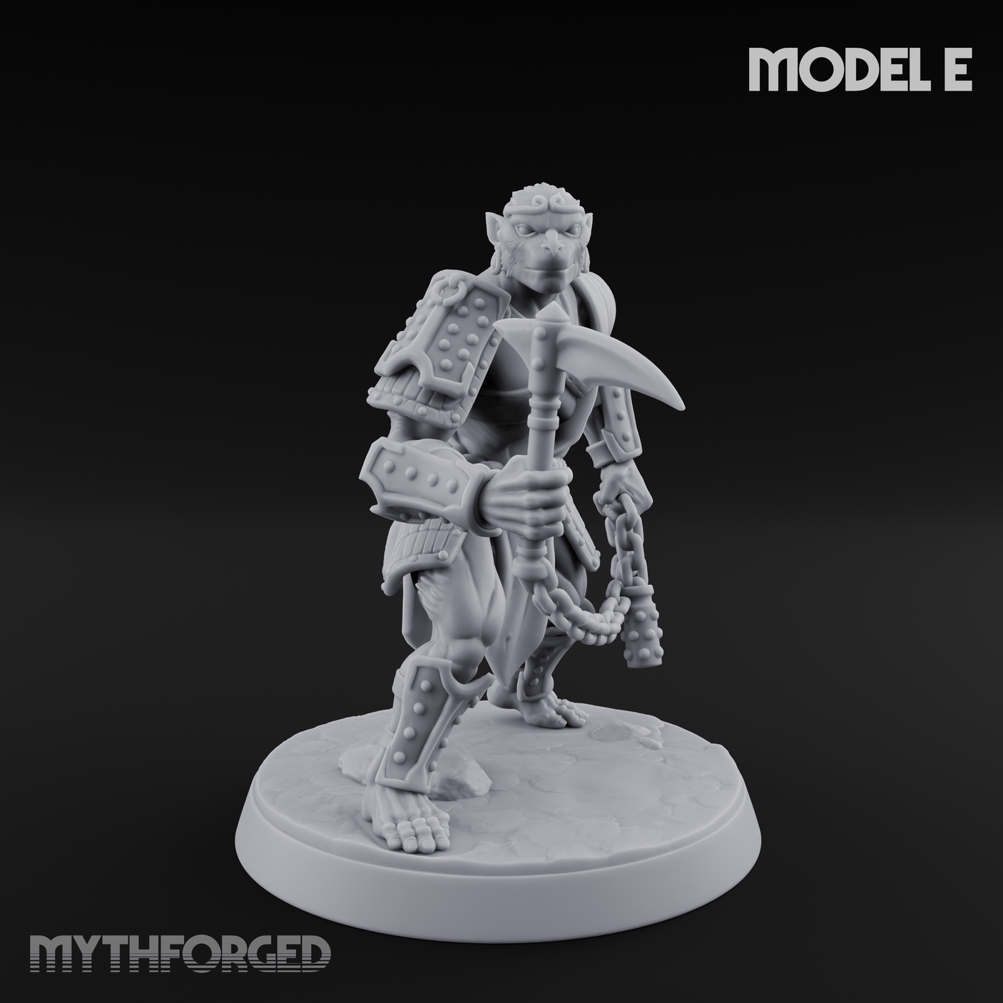 Shouldering The Blade Hadozee Warriors E Miniature for Dungeons and Dragons, Pathfinder or other TTRPGs