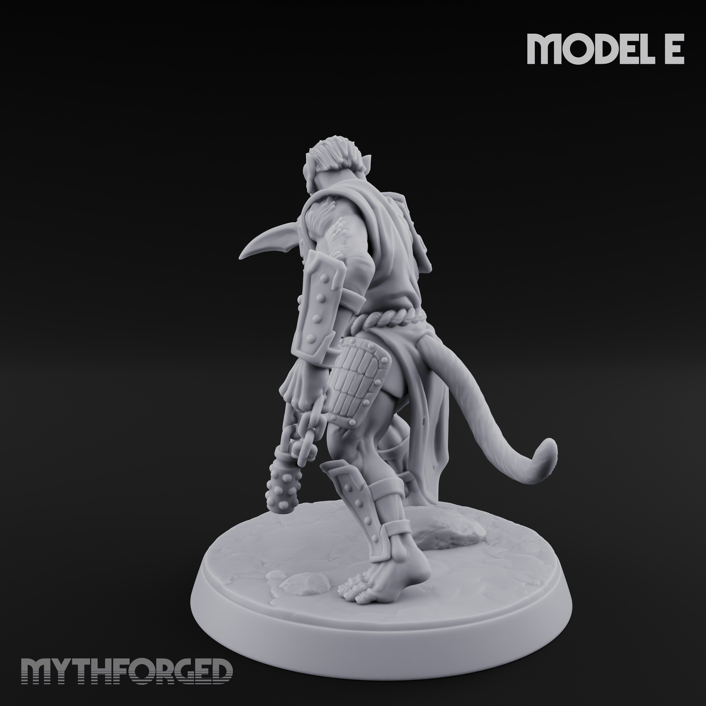 Shouldering The Blade Hadozee Warriors E Miniature for Dungeons and Dragons, Pathfinder or other TTRPGs
