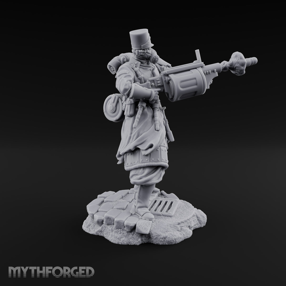 Orders Muffled, Obeyed Anyway Human Gas-Masked Light Infantry Soldier A — FX