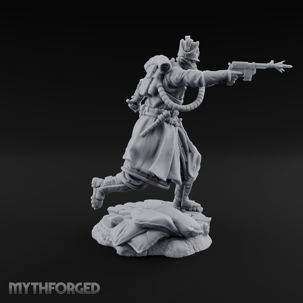 Orders Muffled, Obeyed Anyway Human Gas-Masked Light Infantry Soldier E — FX
