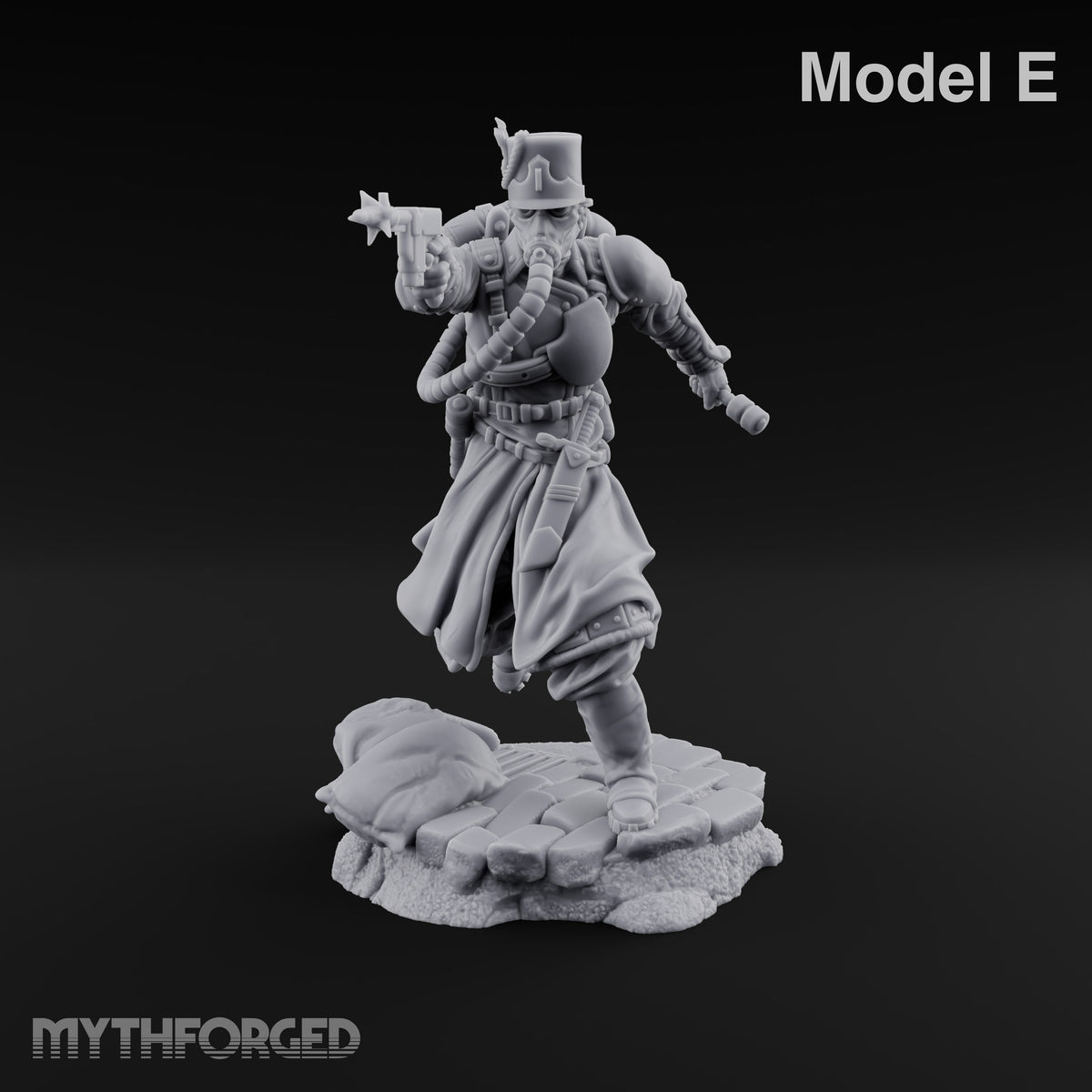 Orders Muffled, Obeyed Anyway Human Gas-Masked Light Infantry Soldiers — E · FX