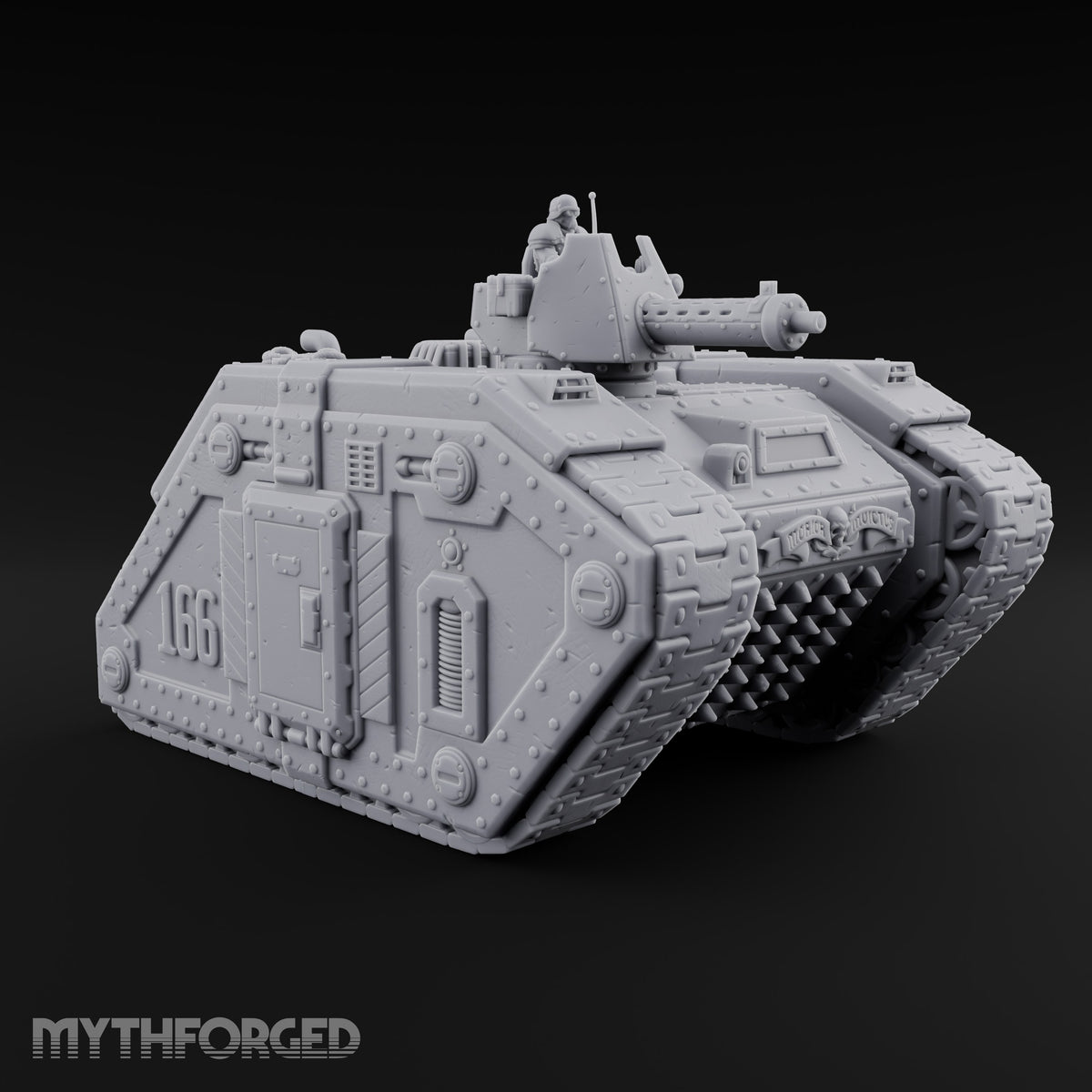 Hull Number 166 Reports In Warforged Tracked Tank — Turret 1