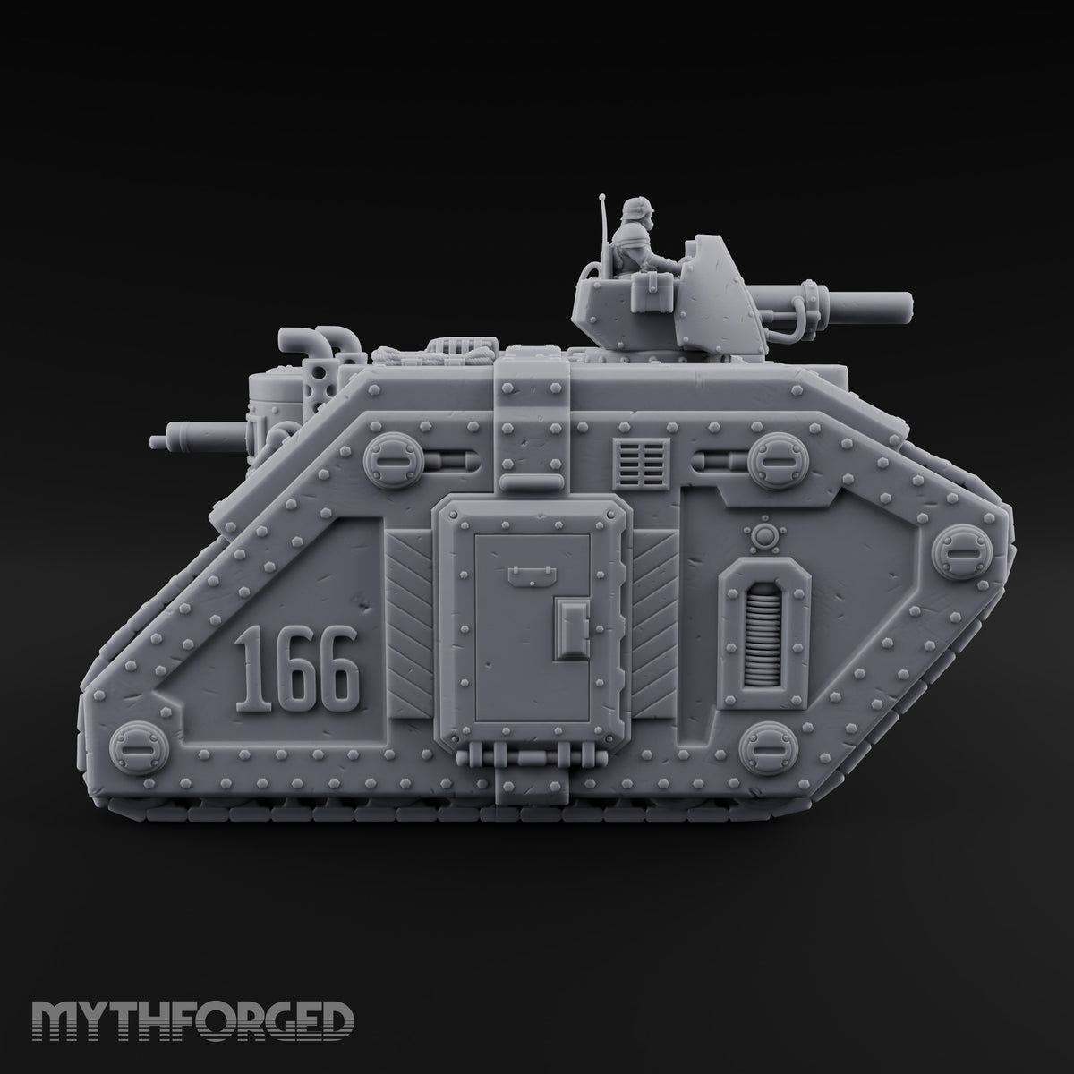 Hull Number 166 Reports In Warforged Tracked Tank — Turret 2