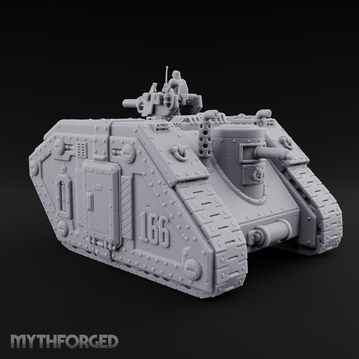 Hull Number 166 Reports In Warforged Tracked Tank — Turret 2