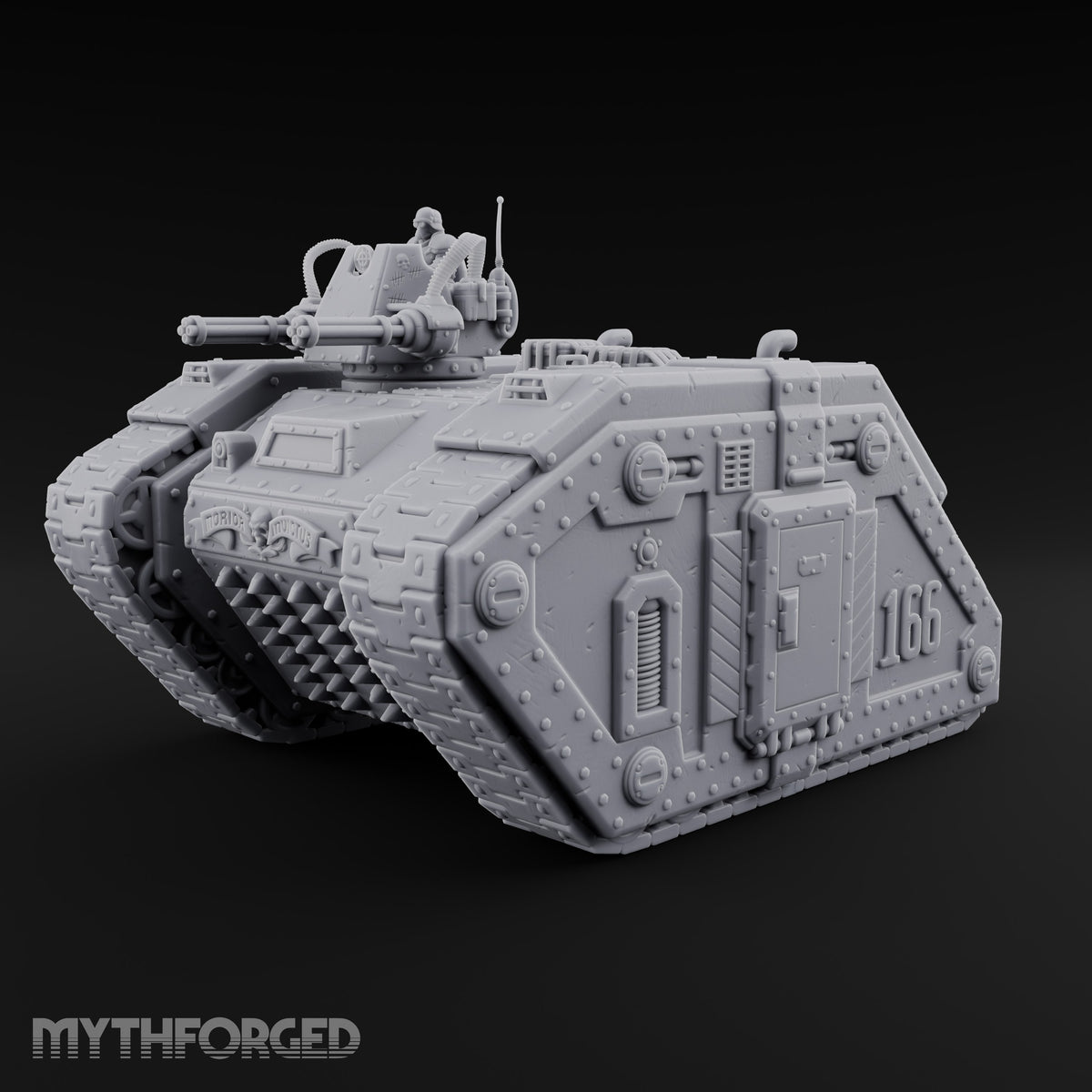 Hull Number 166 Reports In Warforged Tracked Tank — Turret 3