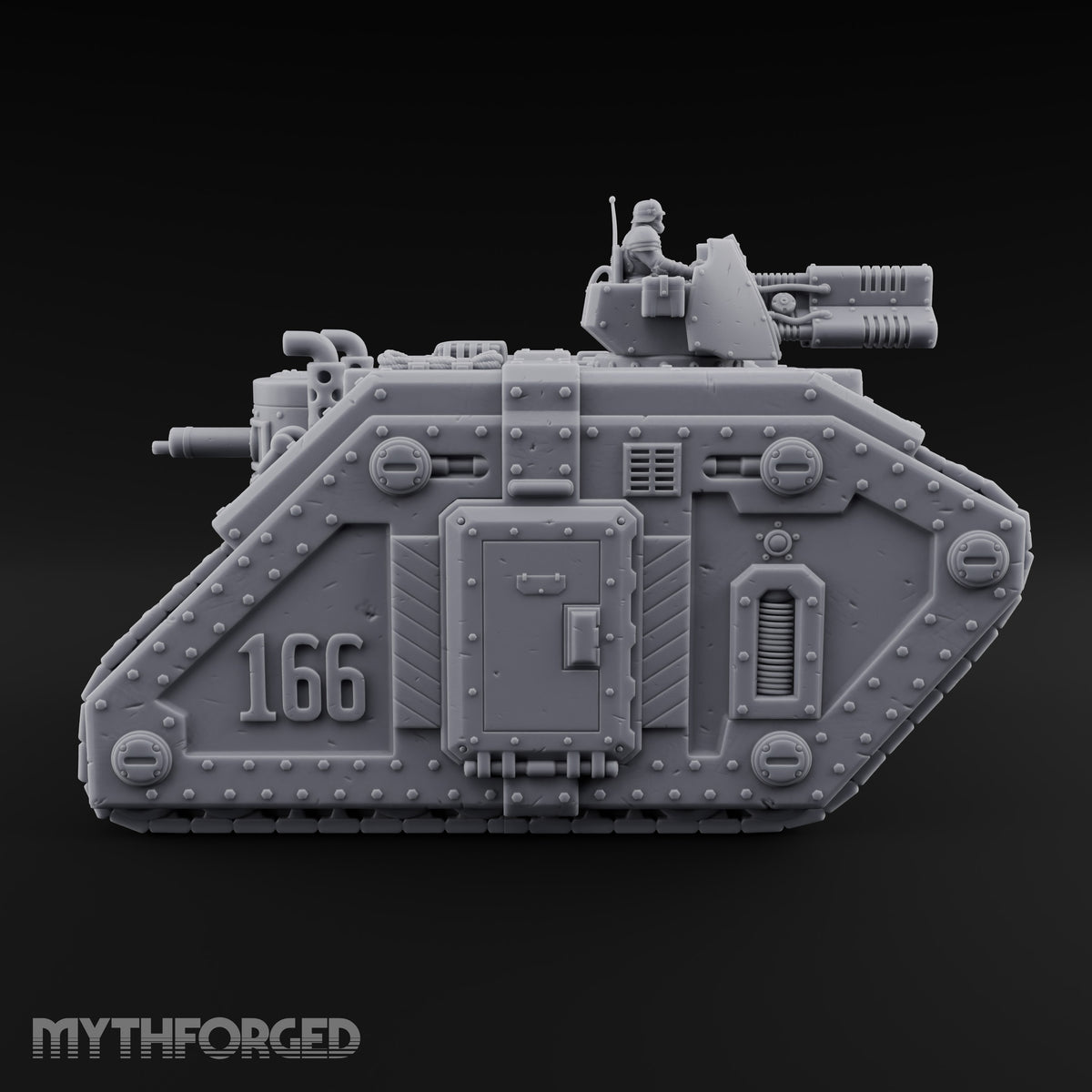 Hull Number 166 Reports In Warforged Tracked Tank — Turret 4