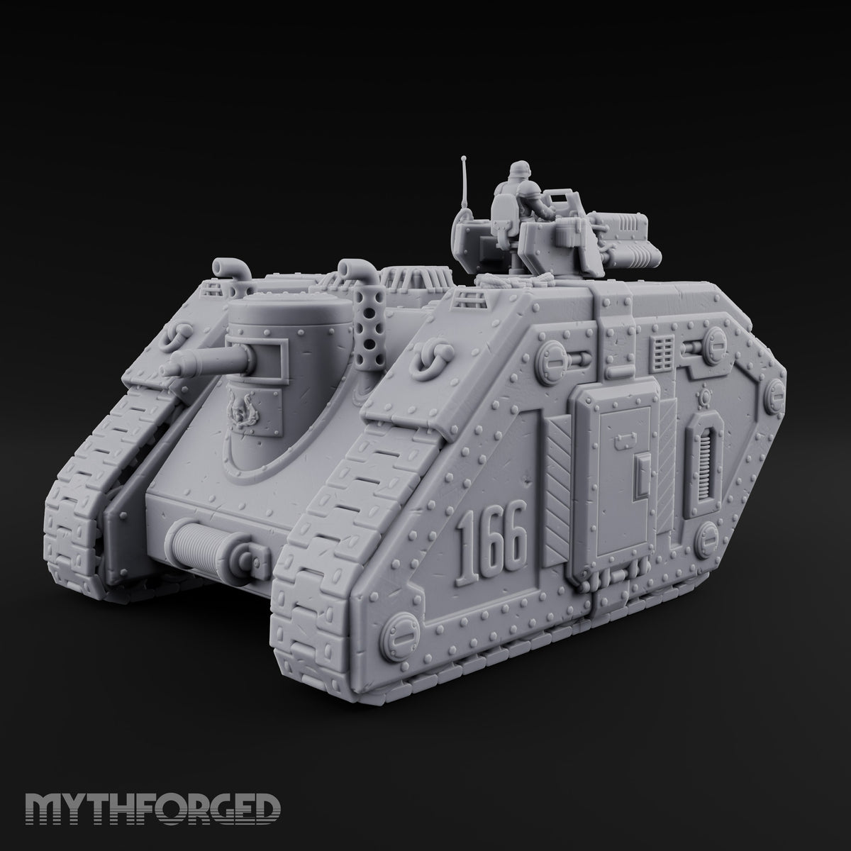 Hull Number 166 Reports In Warforged Tracked Tank — Turret 4