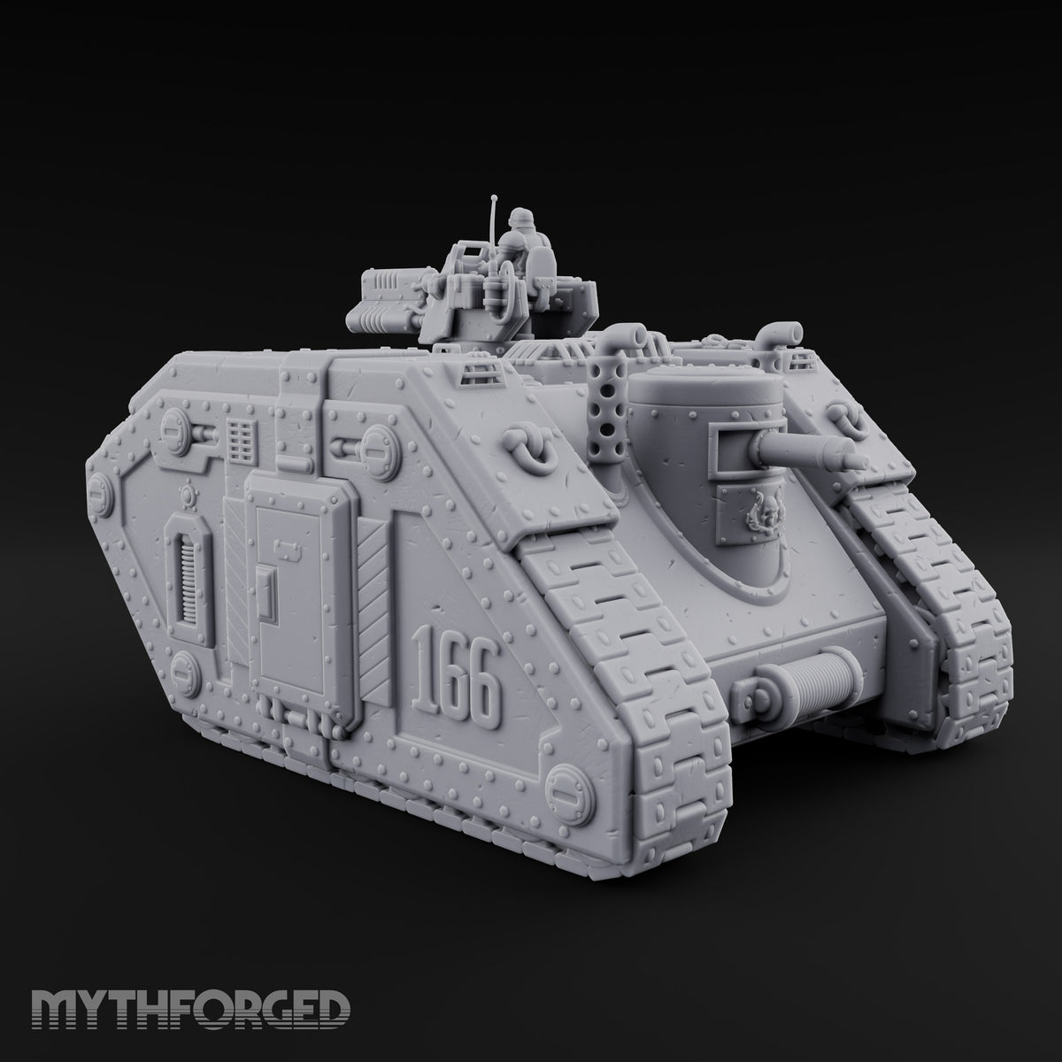 Hull Number 166 Reports In Warforged Tracked Tank — Turret 4