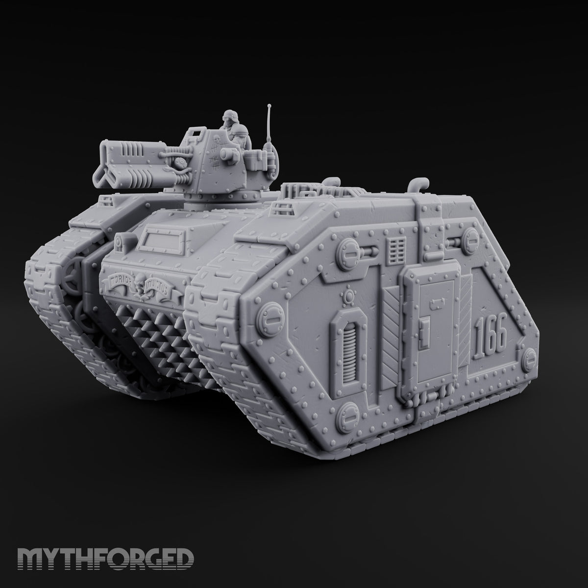 Hull Number 166 Reports In Warforged Tracked Tank — Turret 4