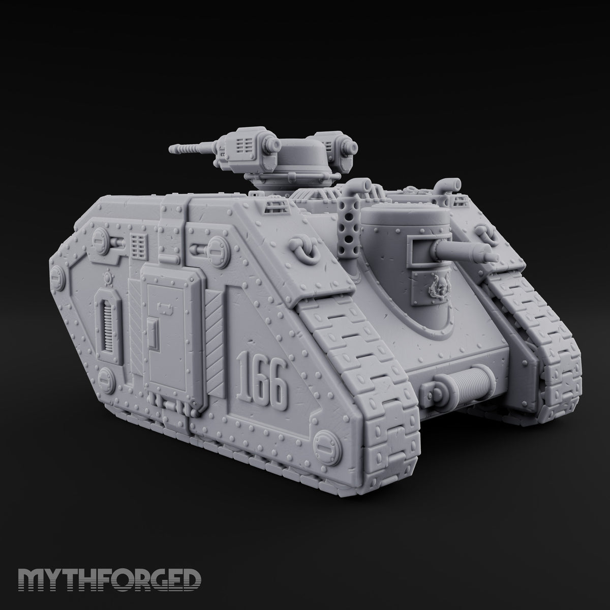 Hull Number 166 Reports In Warforged Tracked Tank — Turret 5