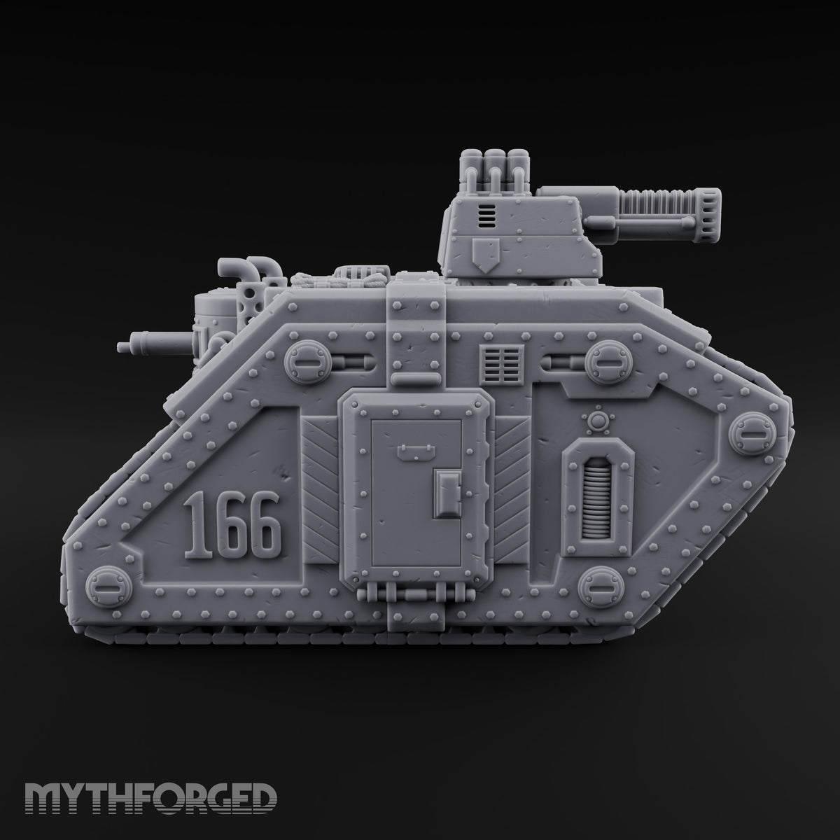 Hull Number 166 Reports In Warforged Tracked Tank — Turret 6