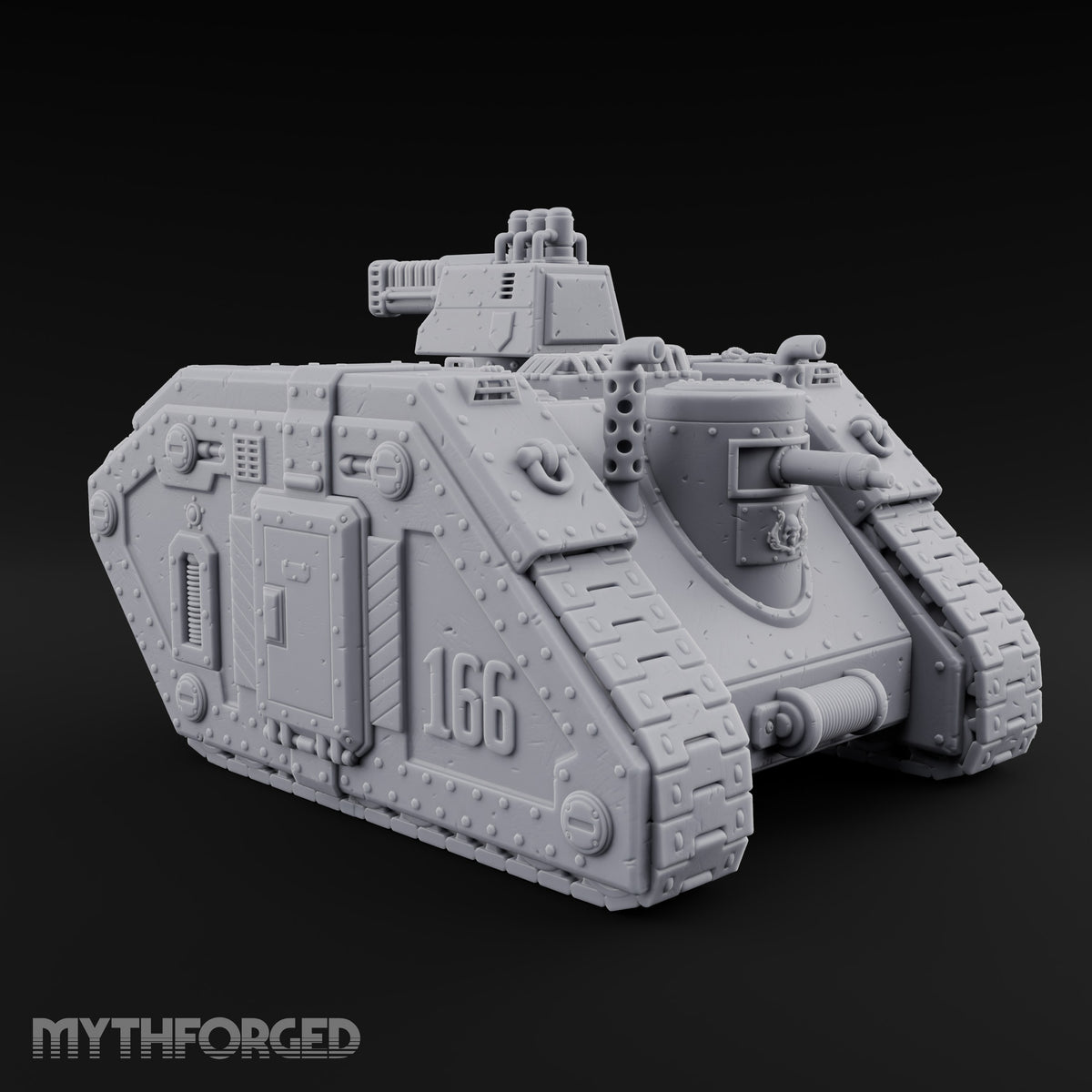 Hull Number 166 Reports In Warforged Tracked Tank — Turret 6