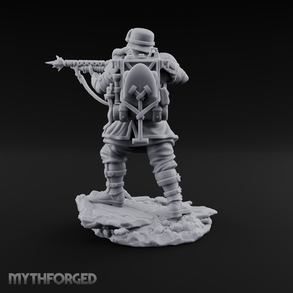 Breathing Through Brass Hoses Human Gas-Masked Shocktrooper A — FX