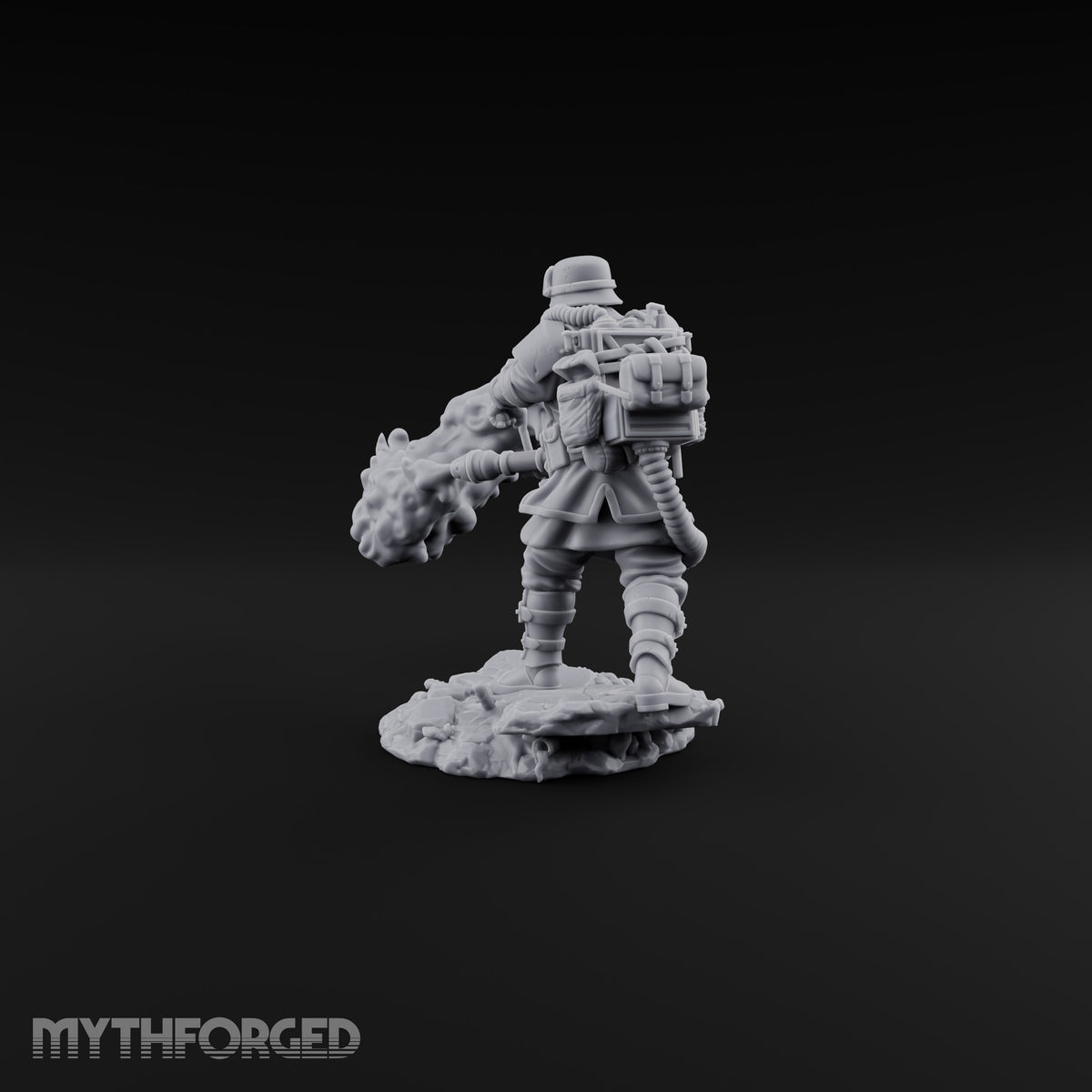 Breathing Through Brass Hoses Human Gas-Masked Shocktrooper E — FX