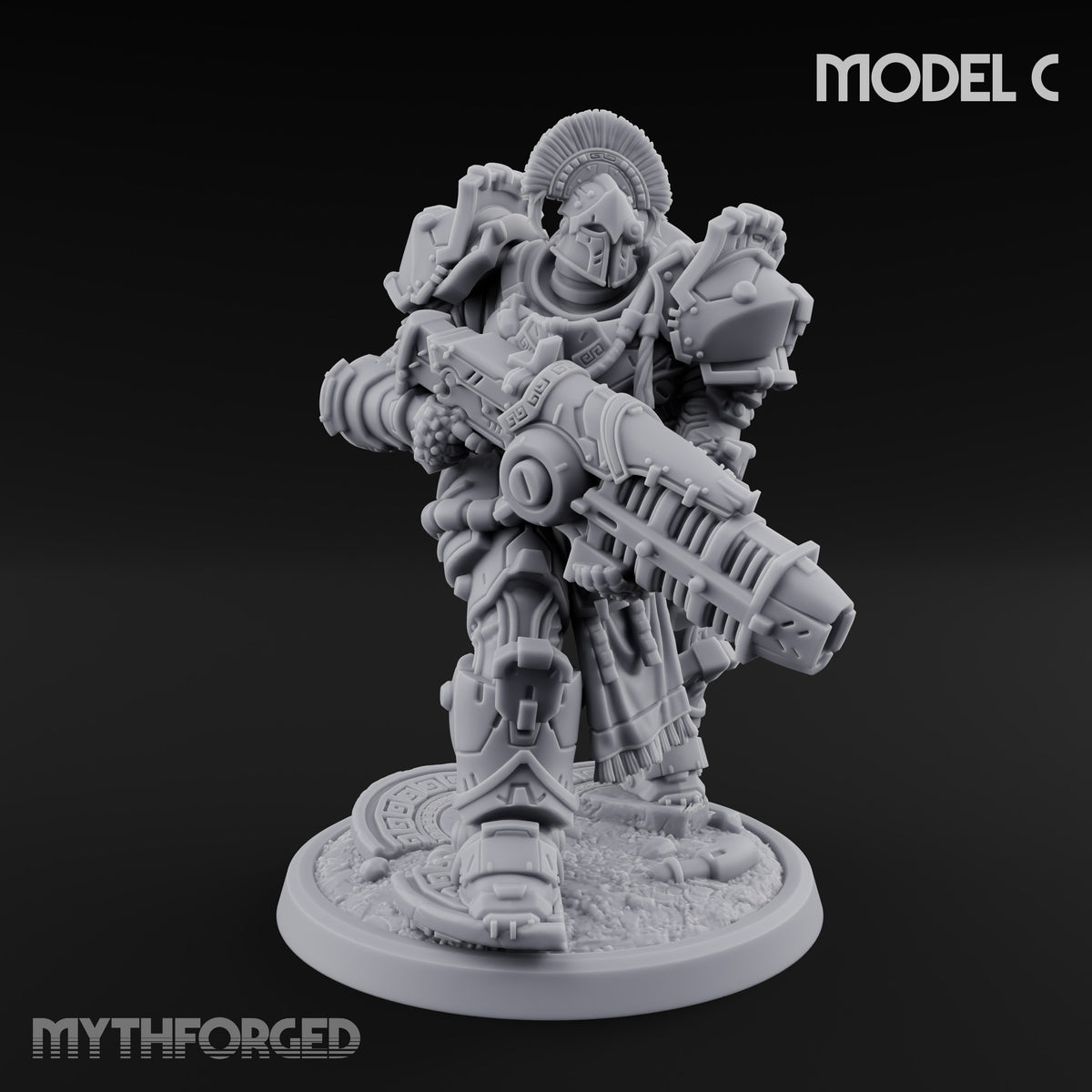 Armed to Overwhelm Human Heavy Gunner C