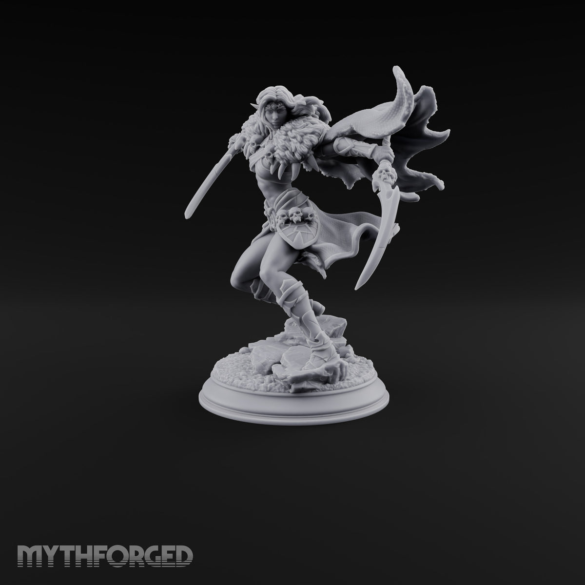 Four Cuts Before Silence Drow Blade Dancer