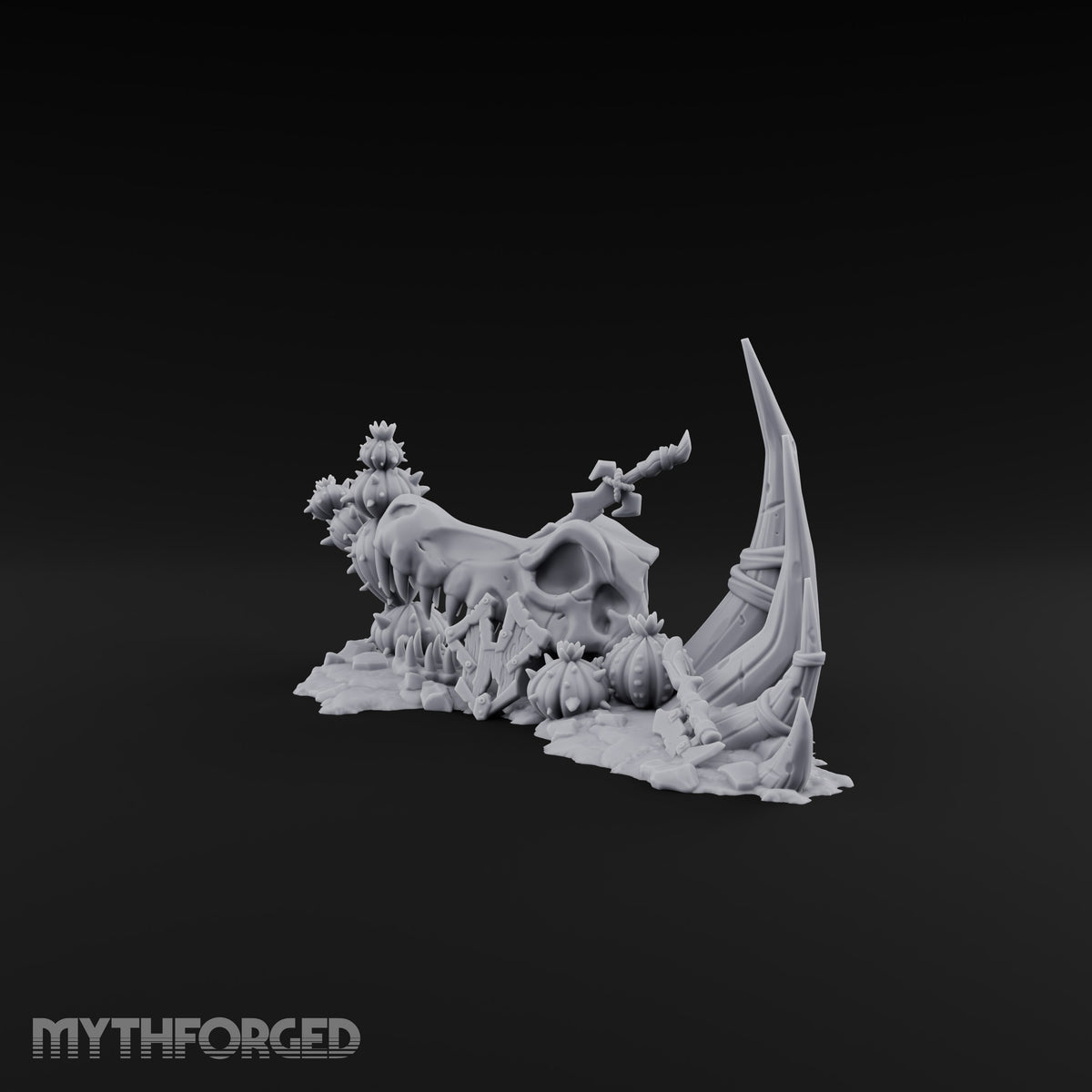 Where the Badlands Grow Teeth Horned Badlands Terrain Piece E