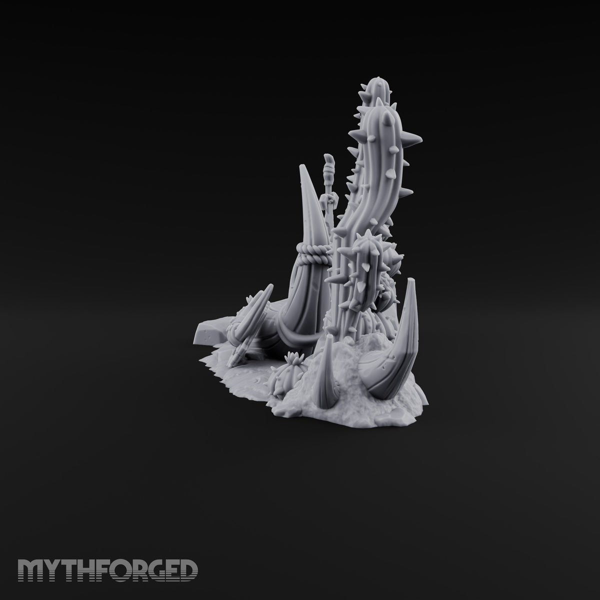 Where the Badlands Grow Teeth Horned Badlands Terrain Piece F