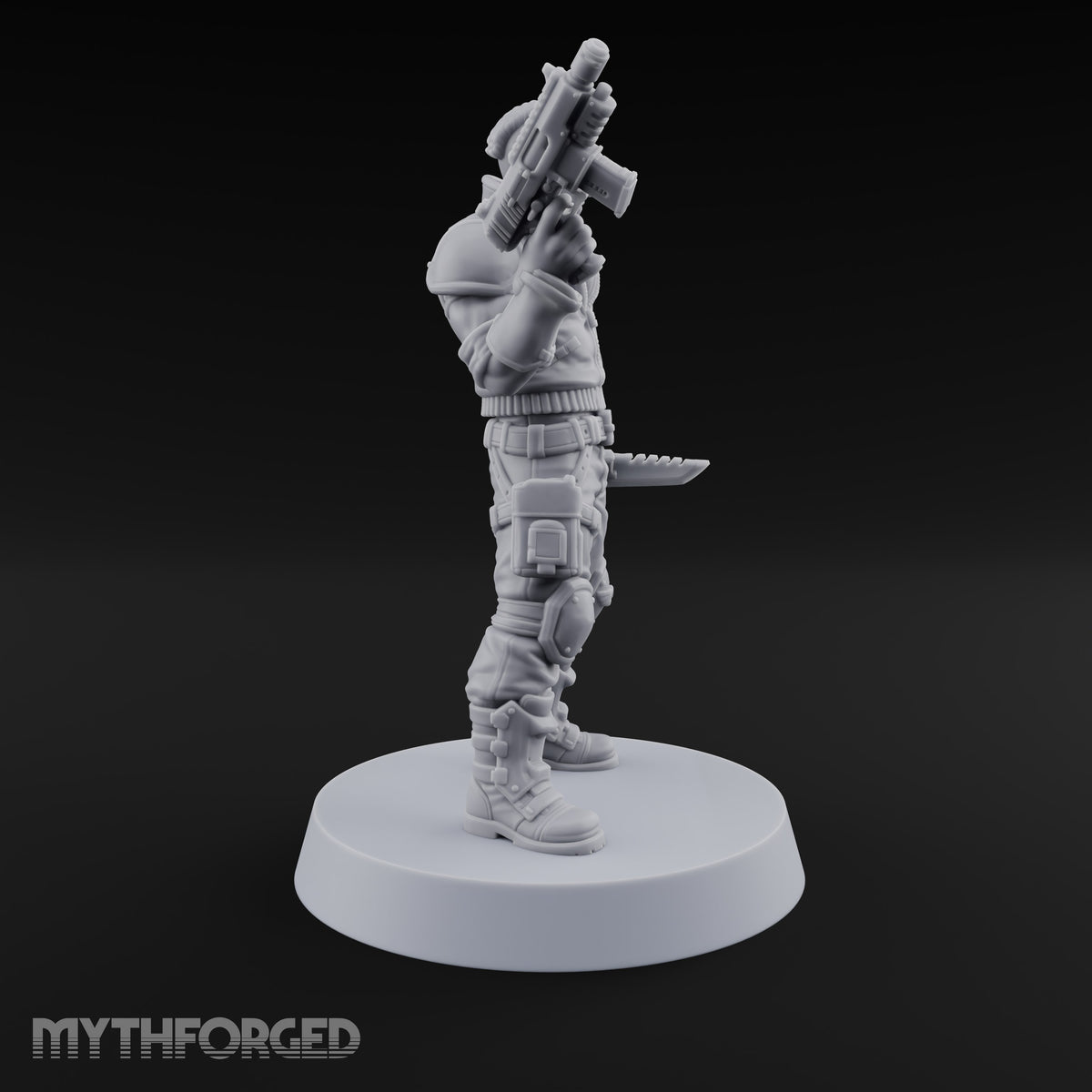 Rookies With Loaded Attitude Human Raider A — Auto Pistol & Combat Knife