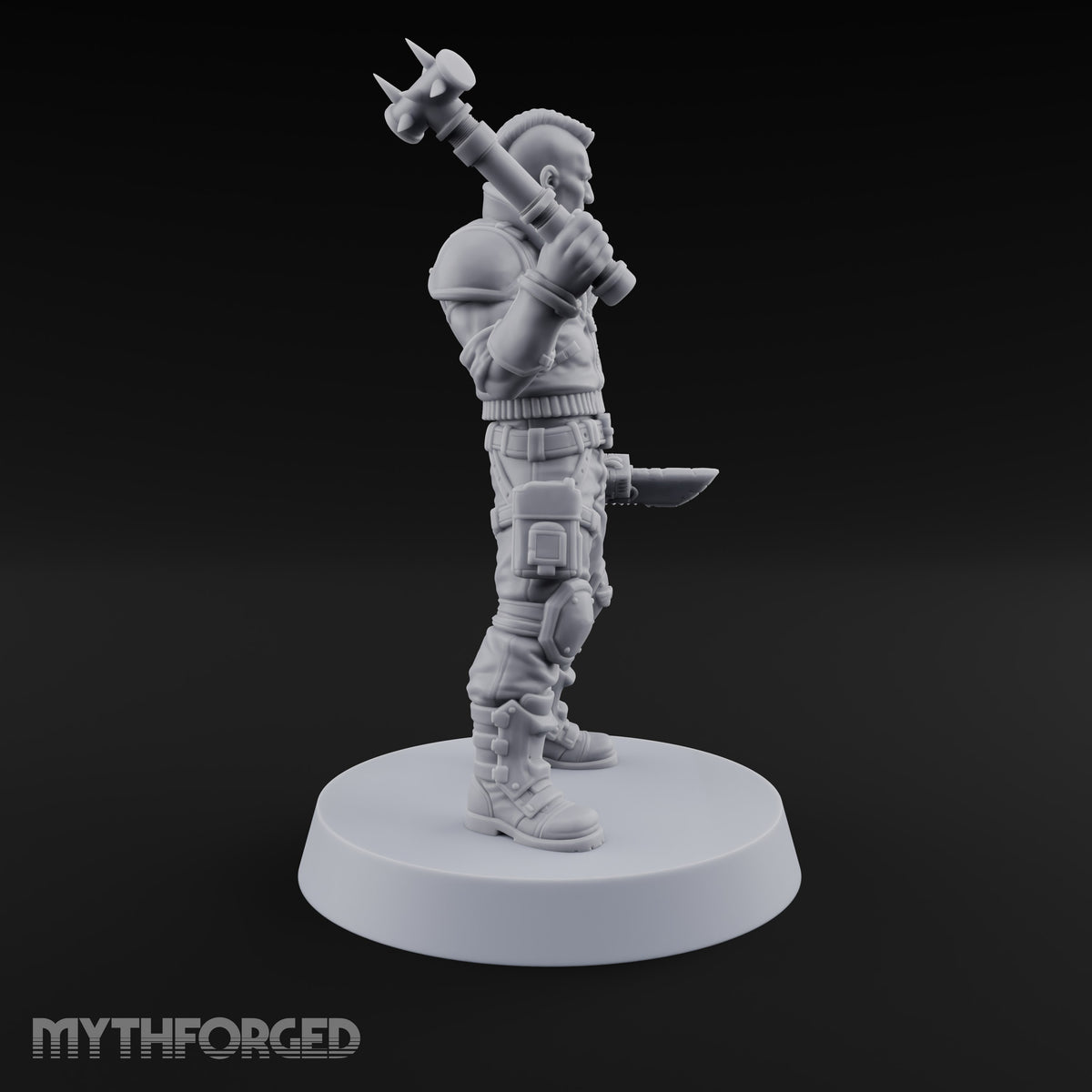 Rookies With Loaded Attitude Human Raider A — Spiked Pipe & Cleaver