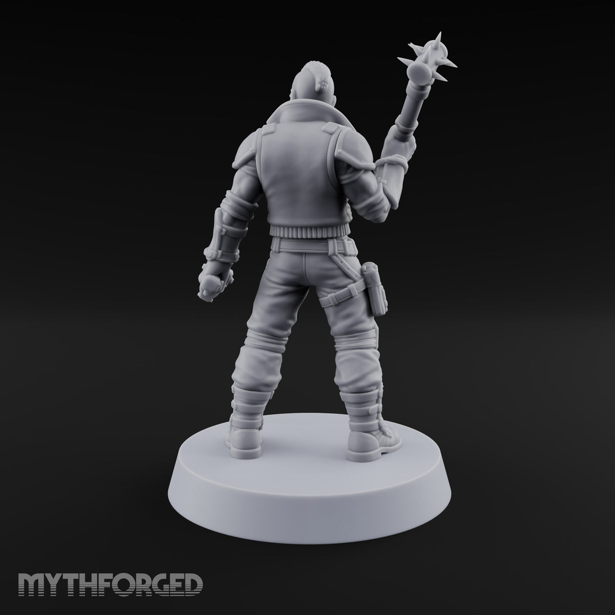 Rookies With Loaded Attitude Human Raider A — Spiked Pipe & Cleaver