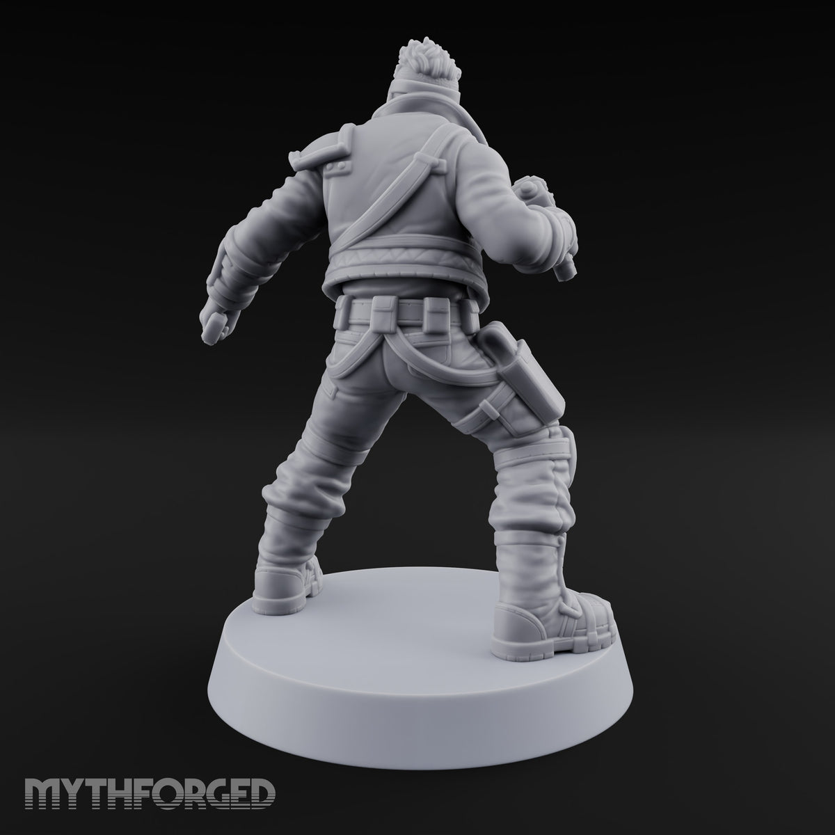 Rookies With Loaded Attitude Human Raider B — Plasma Pistol & Combat Knife