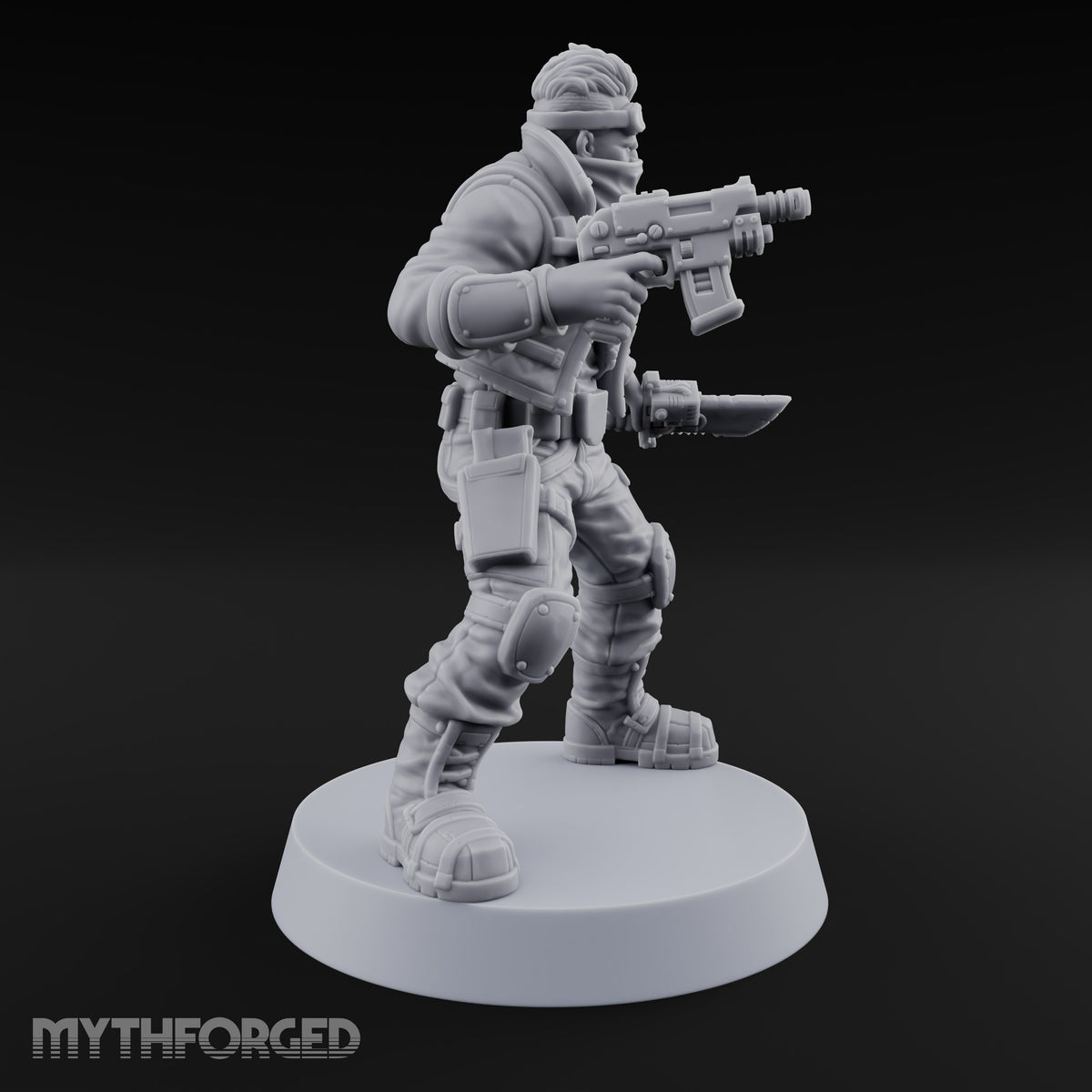 Rookies With Loaded Attitude Human Raider B — Rocket Pistol & Cleaver