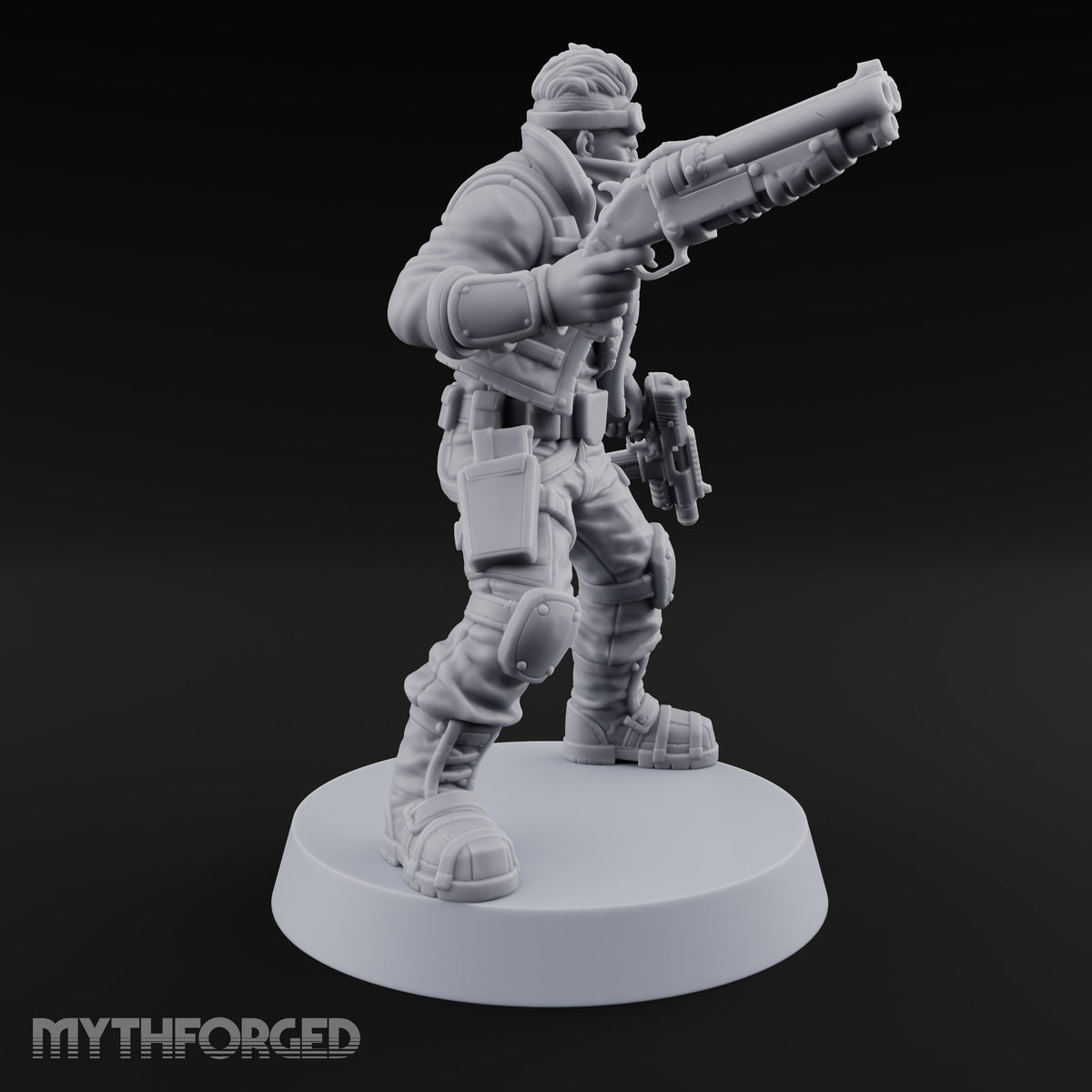 Rookies With Loaded Attitude Human Raider B — Sawn-off Shotgun & Auto Pistol