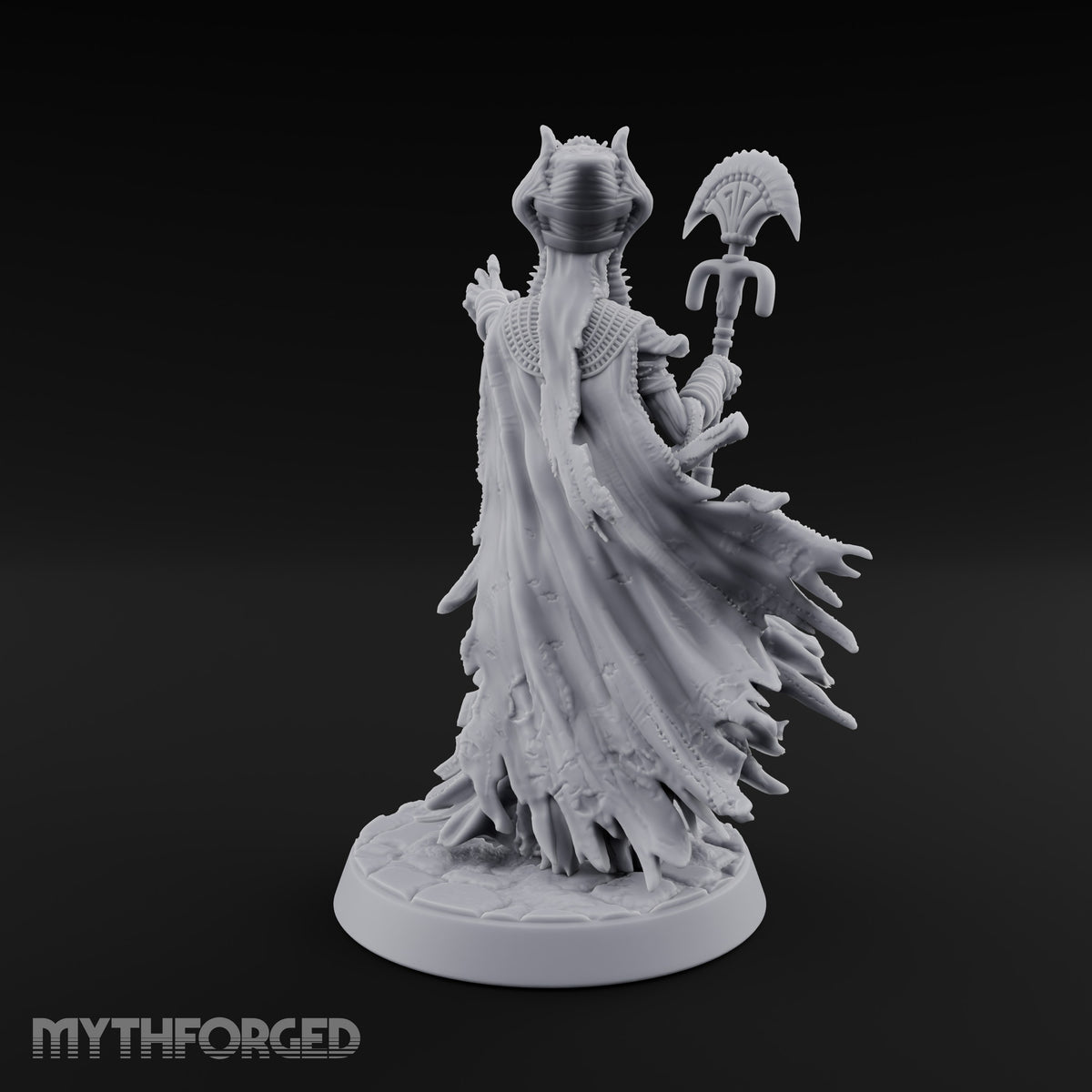 Commanding the Sands Human Sorceress Miniature for Dungeons and Dragons, Pathfinder or other TTRPGs