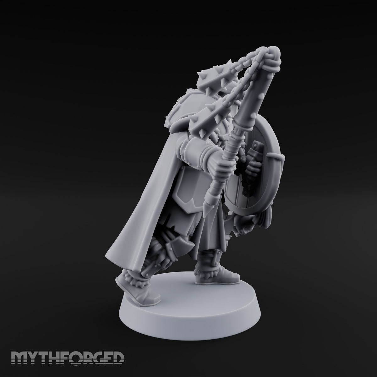 Shields Locked, Horns Lowered Human Huscarl Warrior D