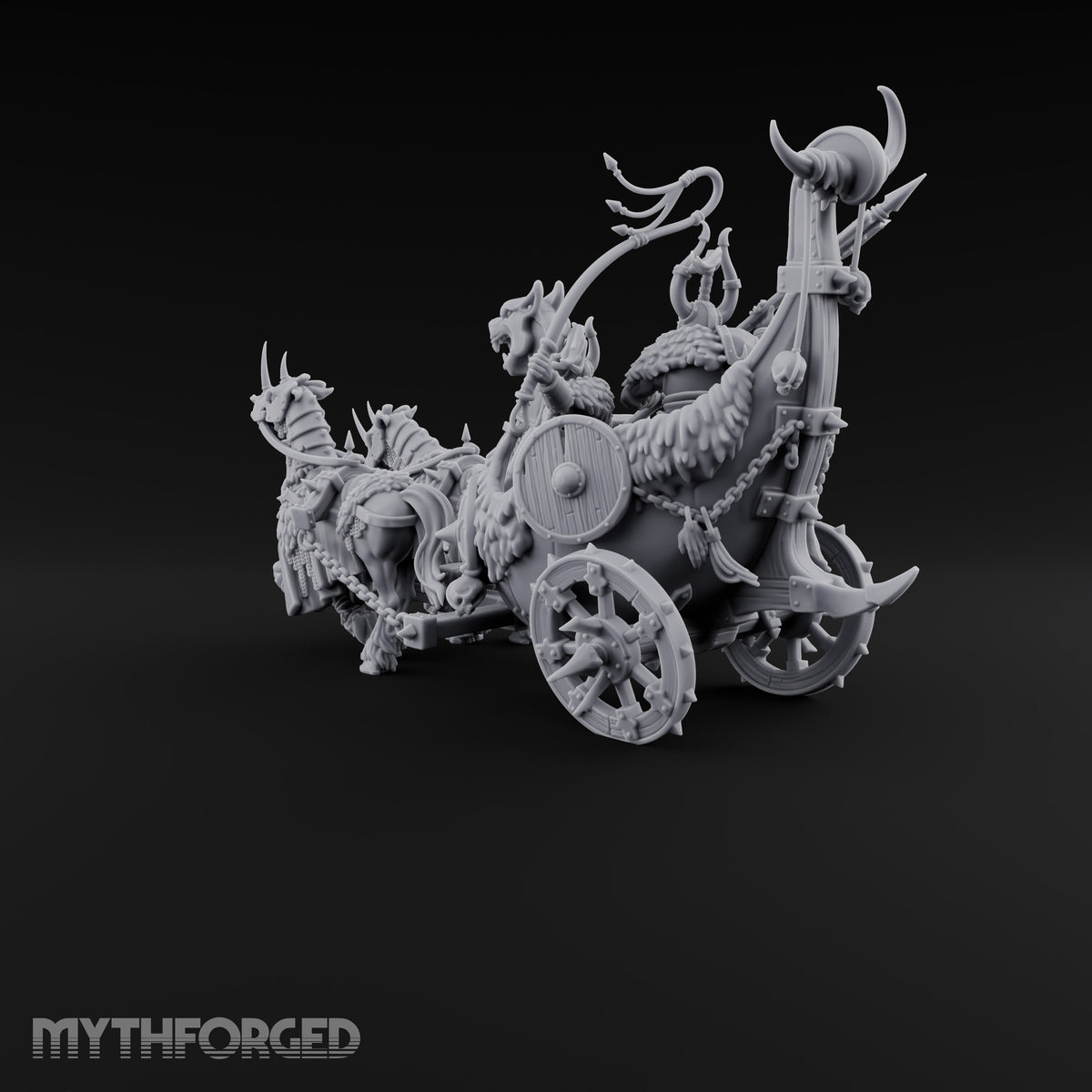 Spiked Hubs, Short Patience Human Huscarl Chariot