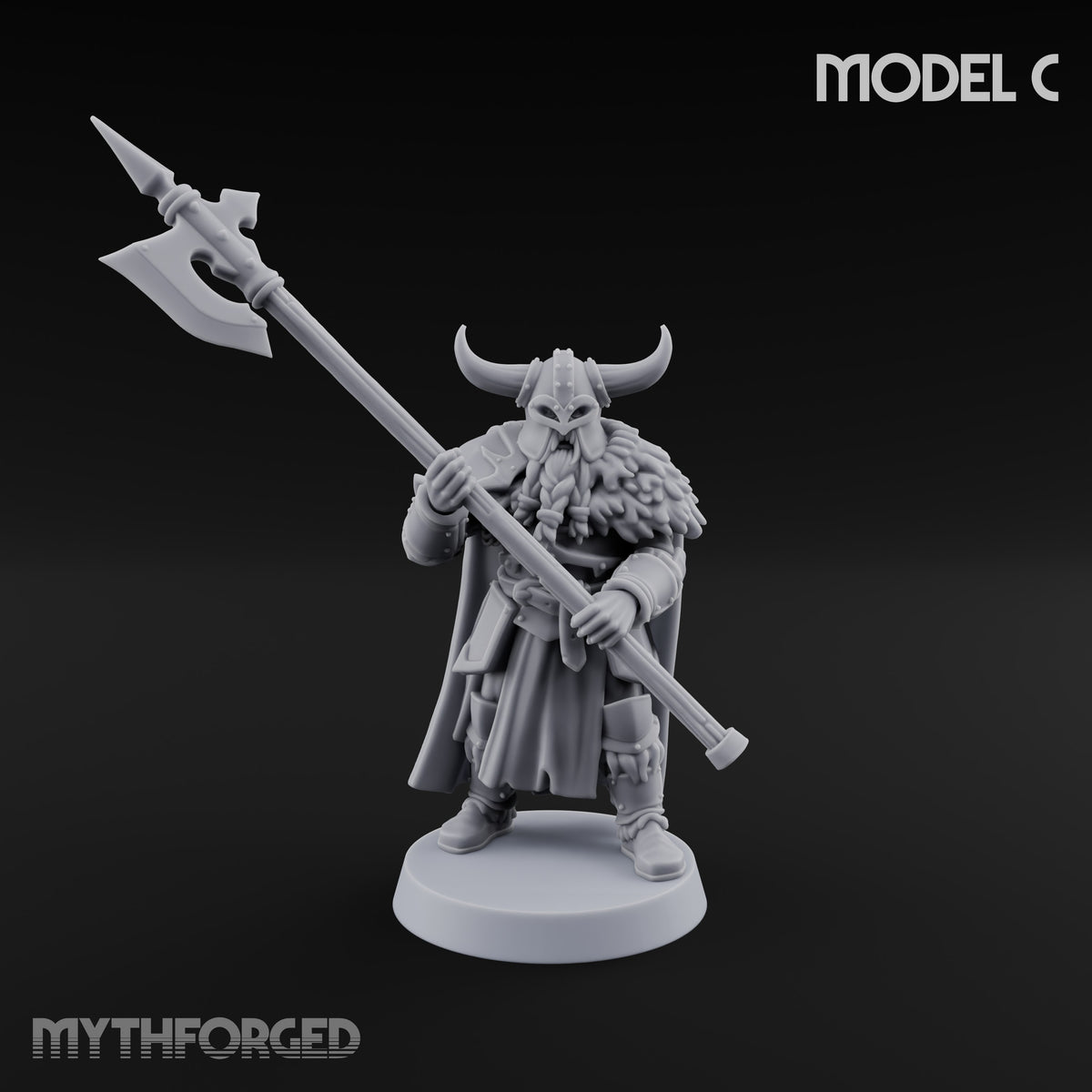 Shoulder to Shoulder, Halberds High Human Huscarl Halberdiers — C