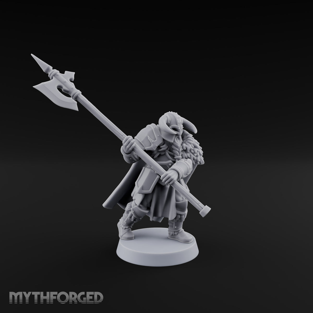 Shoulder to Shoulder, Halberds High Human Huscarl Halberdiers — D