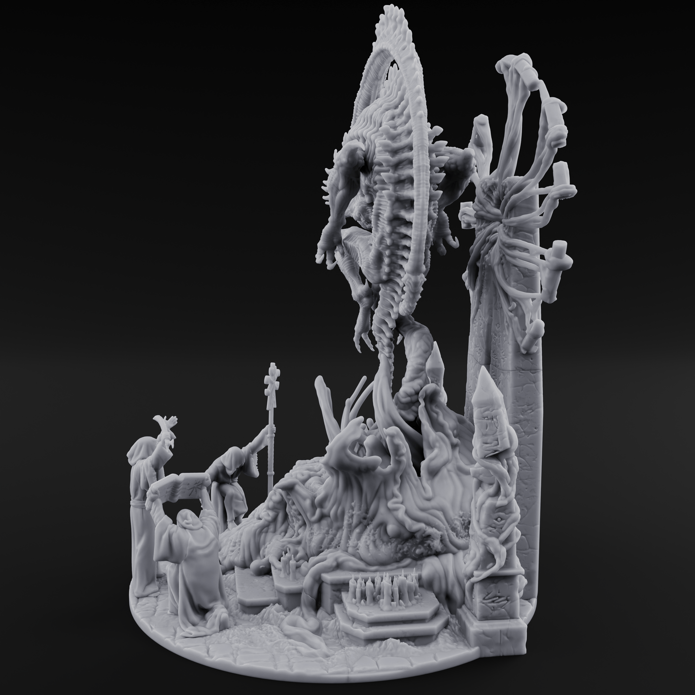 Awaking Nyarlathotep Miniature for Dungeons and Dragons, Pathfinder or other TTRPGs
