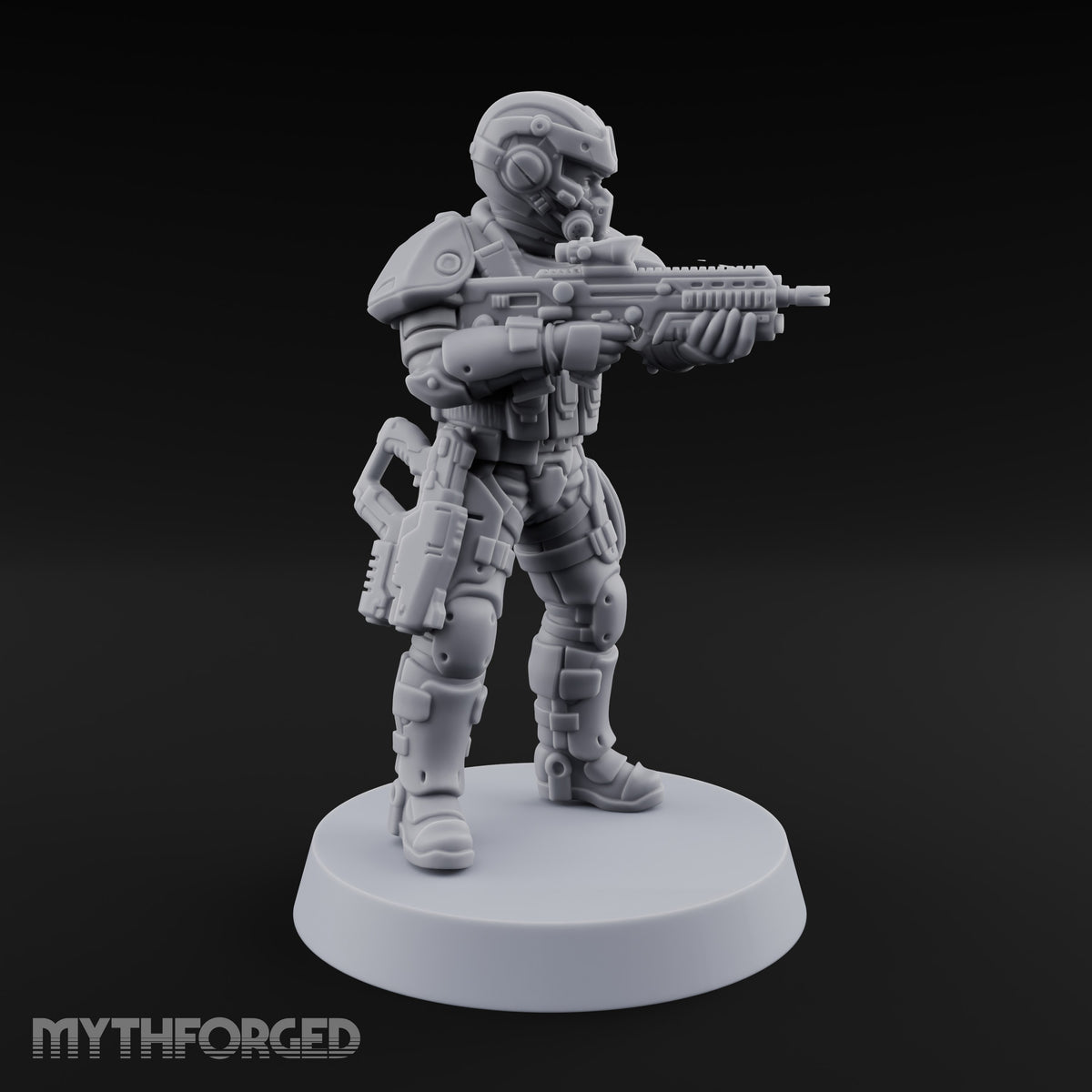 Badge Heavy, Patience Thin Human Sci-Fi Police Officer D