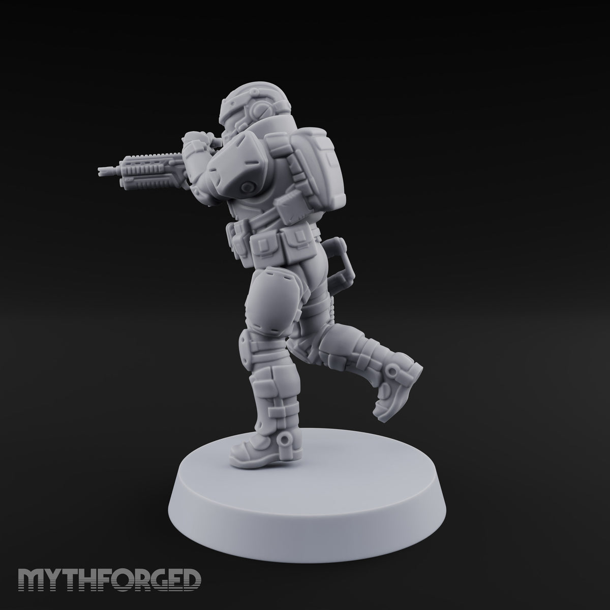 Badge Heavy, Patience Thin Human Sci-Fi Police Officer E
