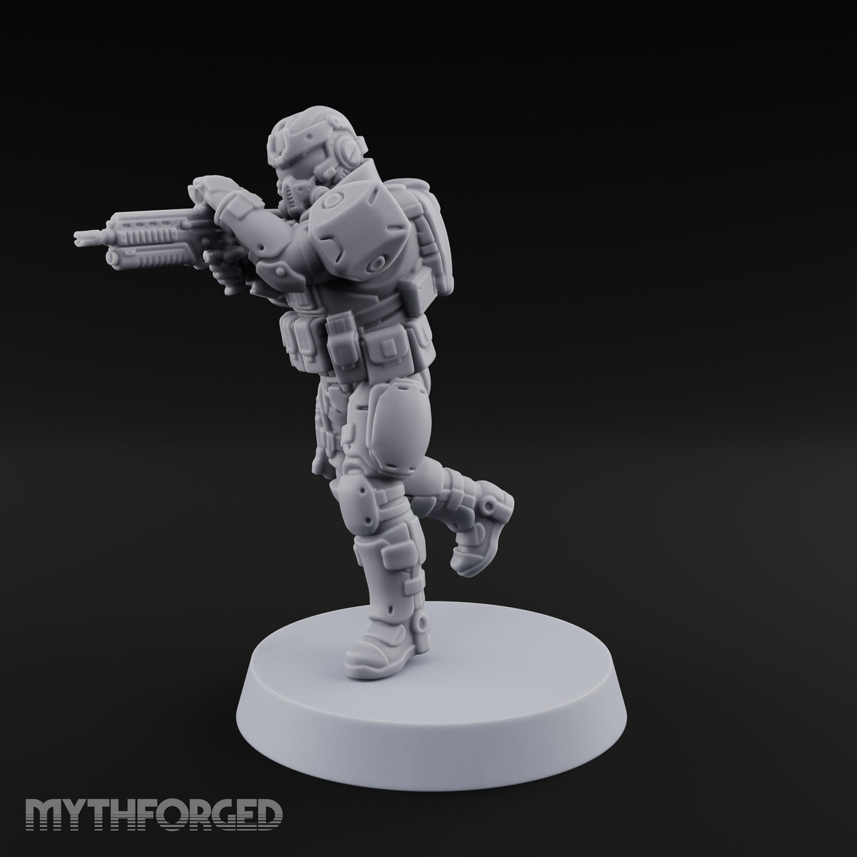 Badge Heavy, Patience Thin Human Sci-Fi Police Officer E