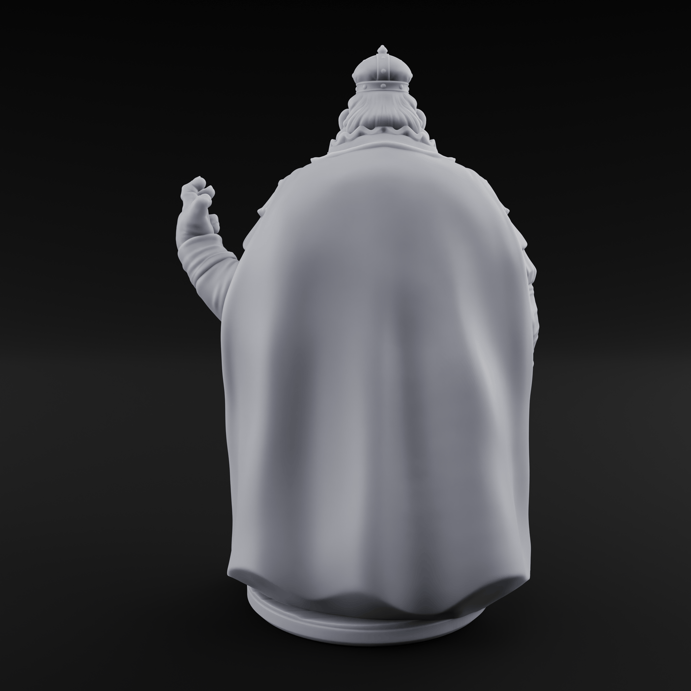 Belly Full Of Gold Ogre King Miniature for Dungeons and Dragons, Pathfinder or other TTRPGs