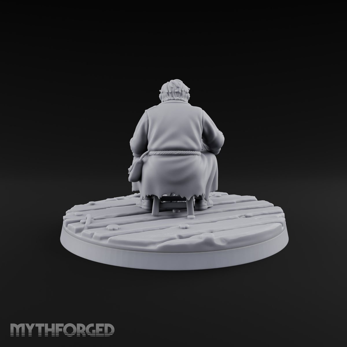 Making Ends Meet Human Slum Dweller B Miniature for Dungeons and Dragons, Pathfinder or other TTRPGs