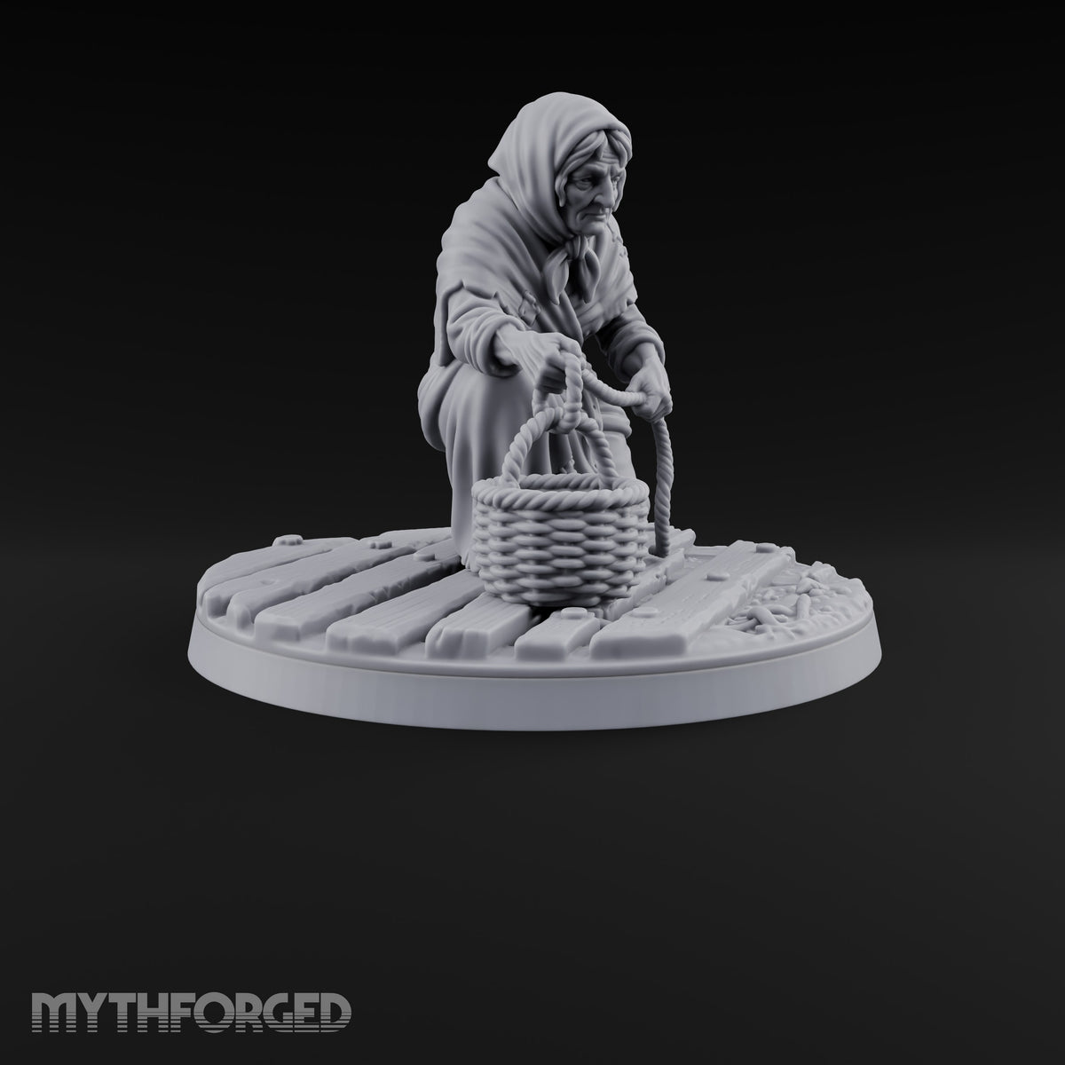 Heeding the Water Human Cultists Miniature for Dungeons and Dragons, Pathfinder or other TTRPGs