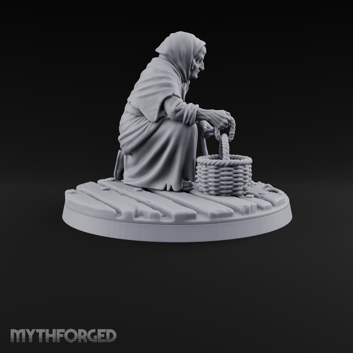 Heeding the Water Human Cultists Miniature for Dungeons and Dragons, Pathfinder or other TTRPGs
