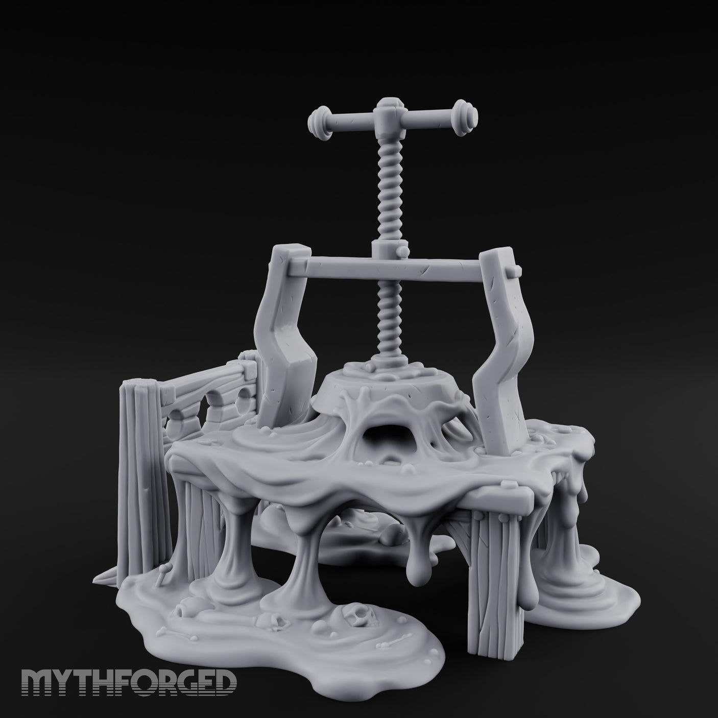 Ooze-Drenched Screw-Cranked Skull Crusher Press gallery 1