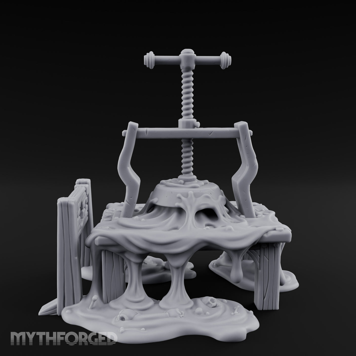 Ooze-Drenched Screw-Cranked Skull Crusher Press gallery 2