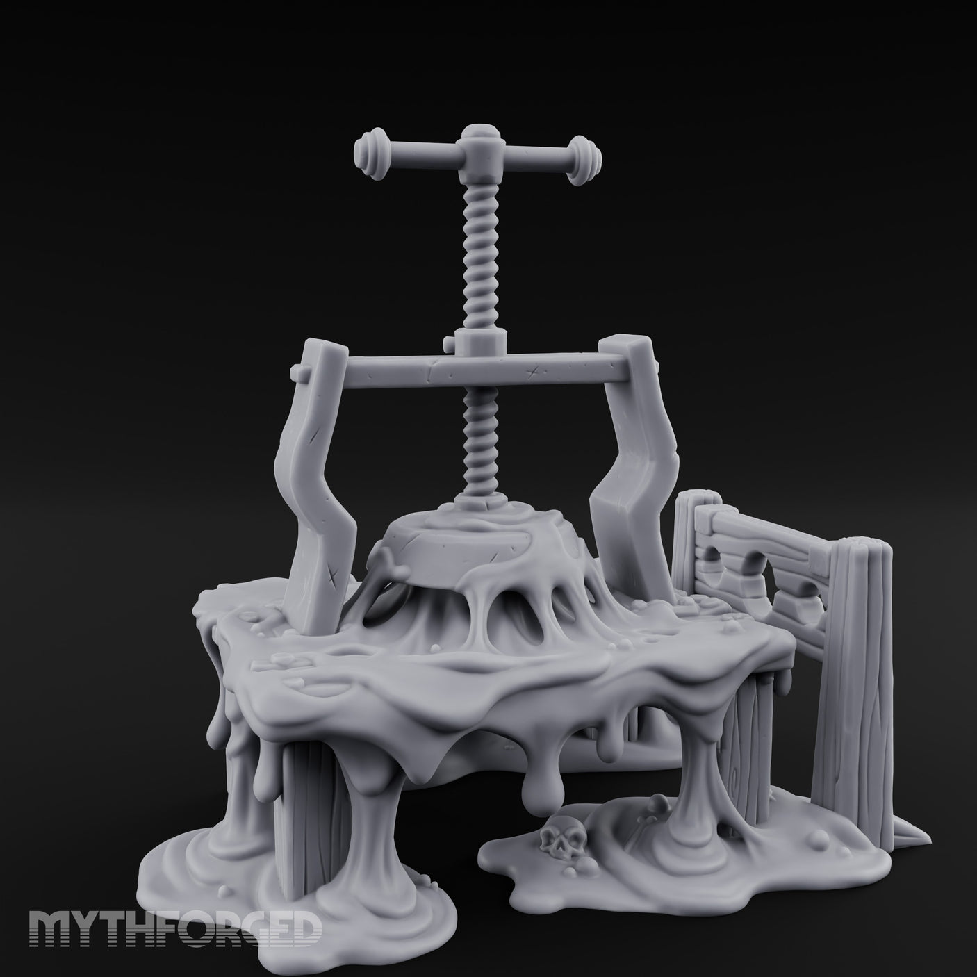 Ooze-Drenched Screw-Cranked Skull Crusher Press gallery 6