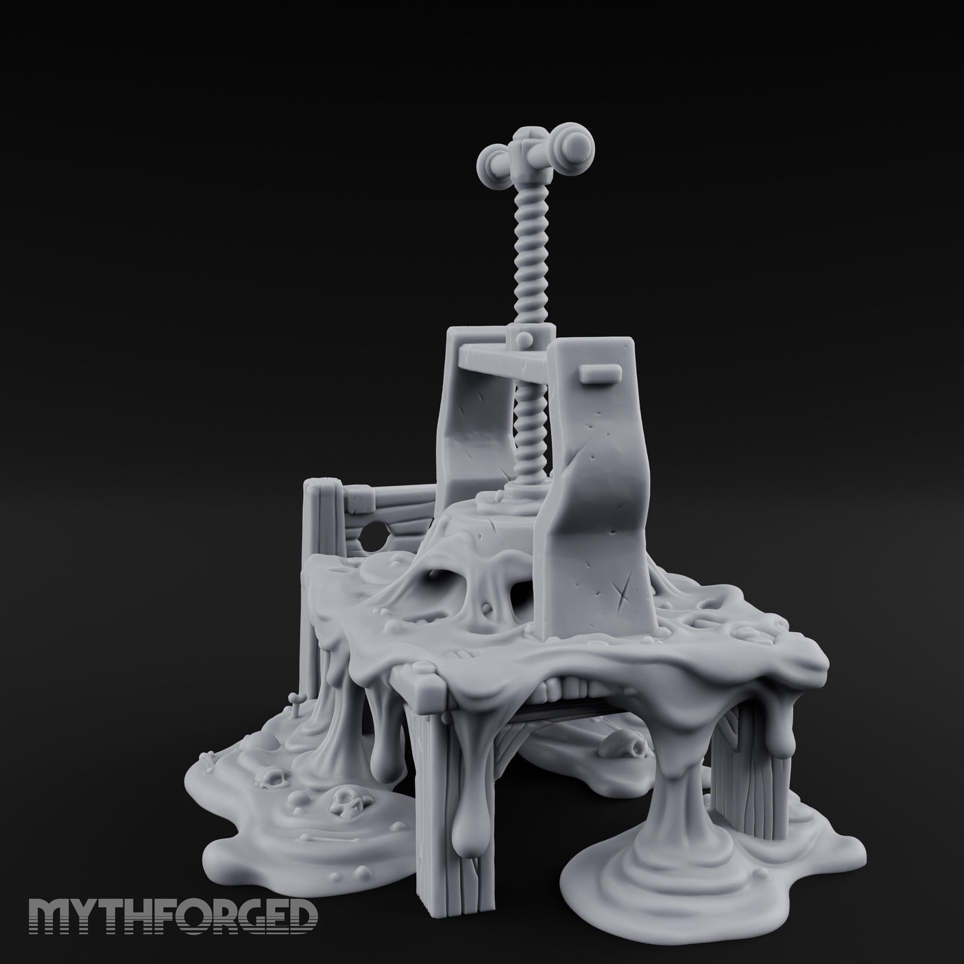 Ooze-Drenched Screw-Cranked Skull Crusher Press gallery 8