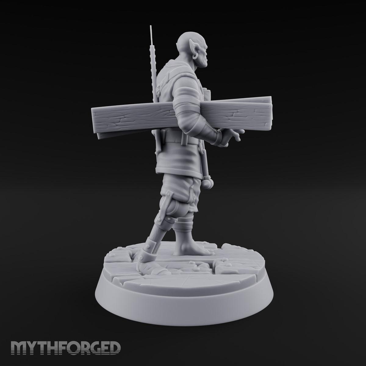 Plank Hauling Gang Orc and Goblin Carpenters — A