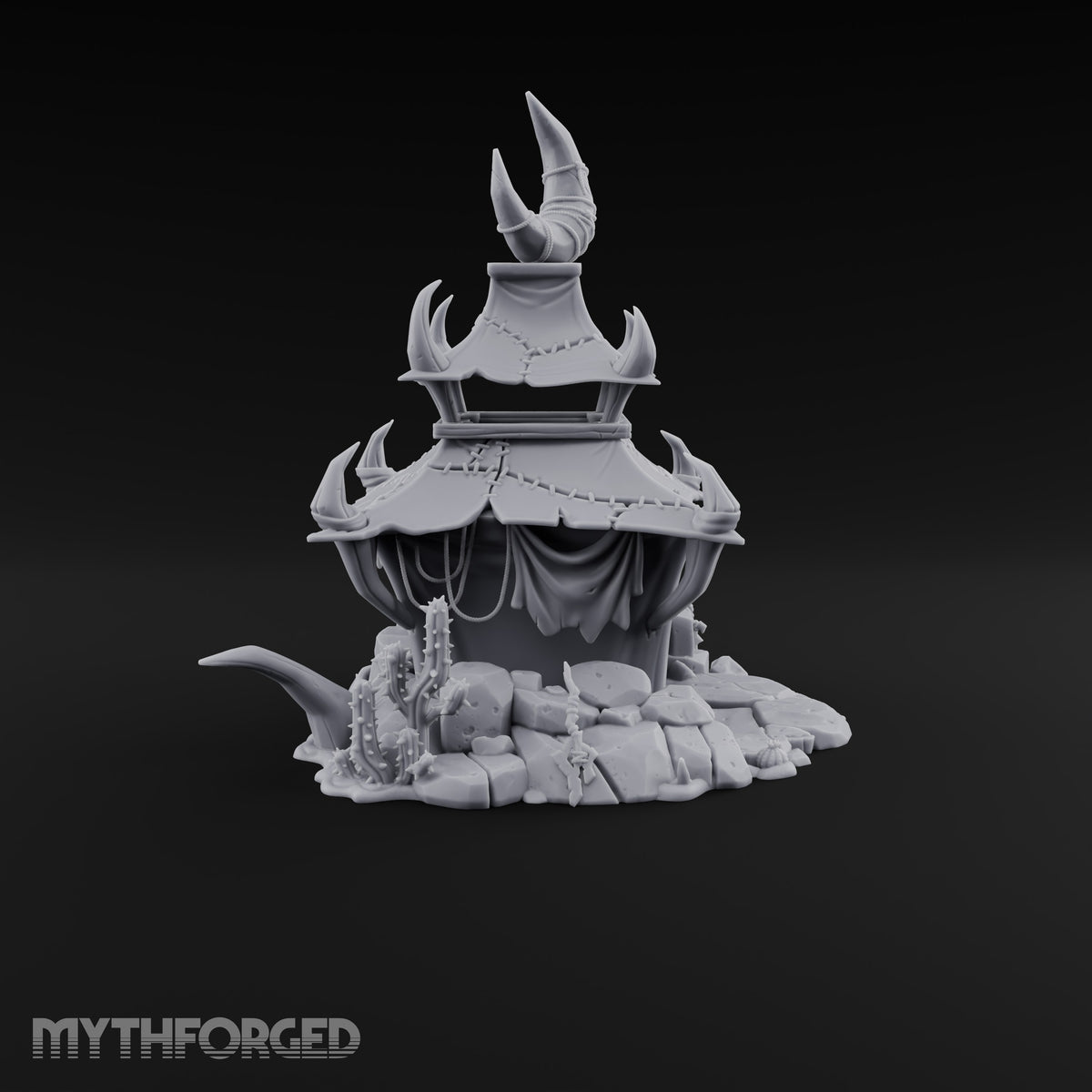 Under Crooked Eaves Orc Huts — A